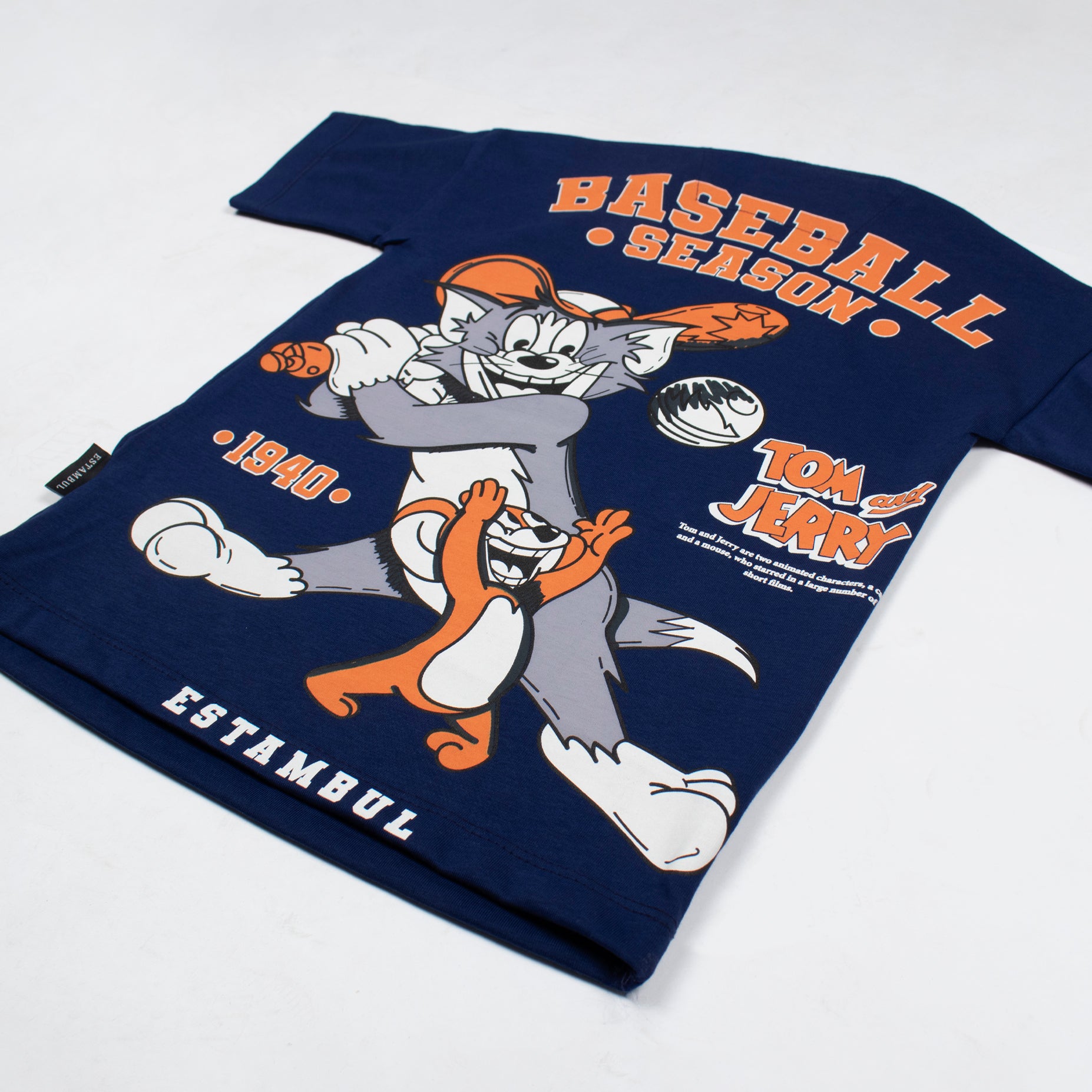 Oversize niño Baseball Tom y Jerry