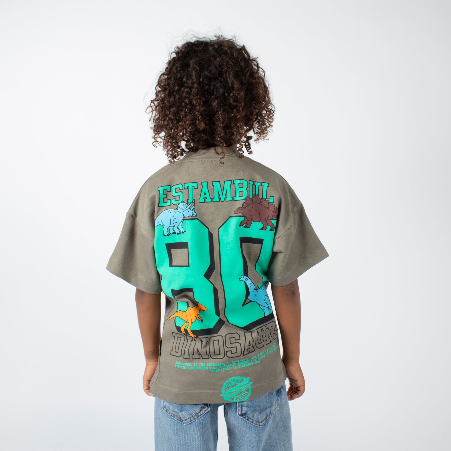 Oversize niño Dinosaurio