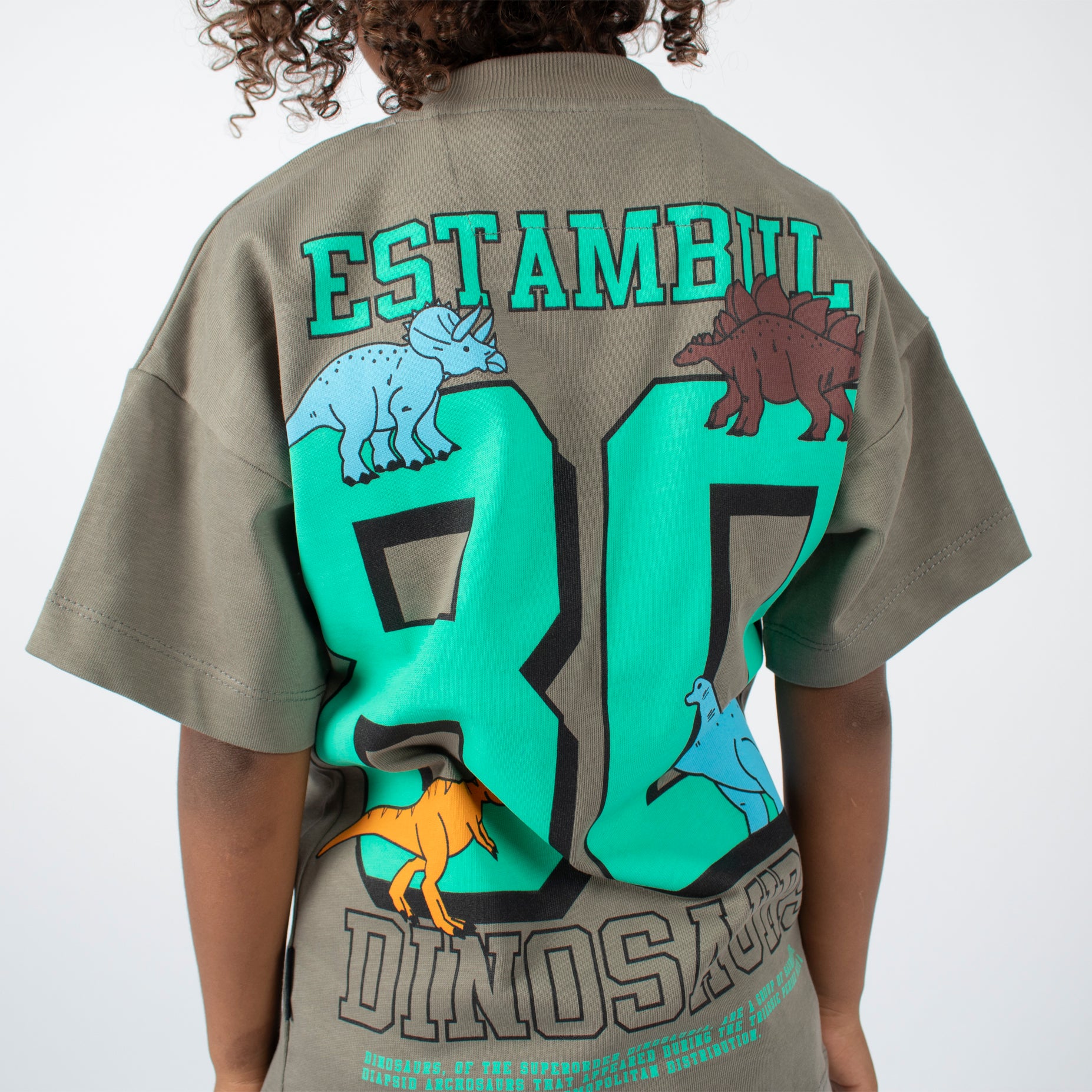 Oversize niño Dinosaurio