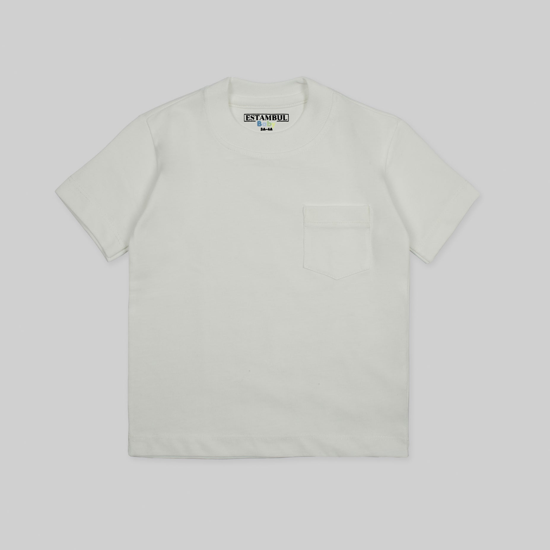 Oversize baby basica bolsillo gris