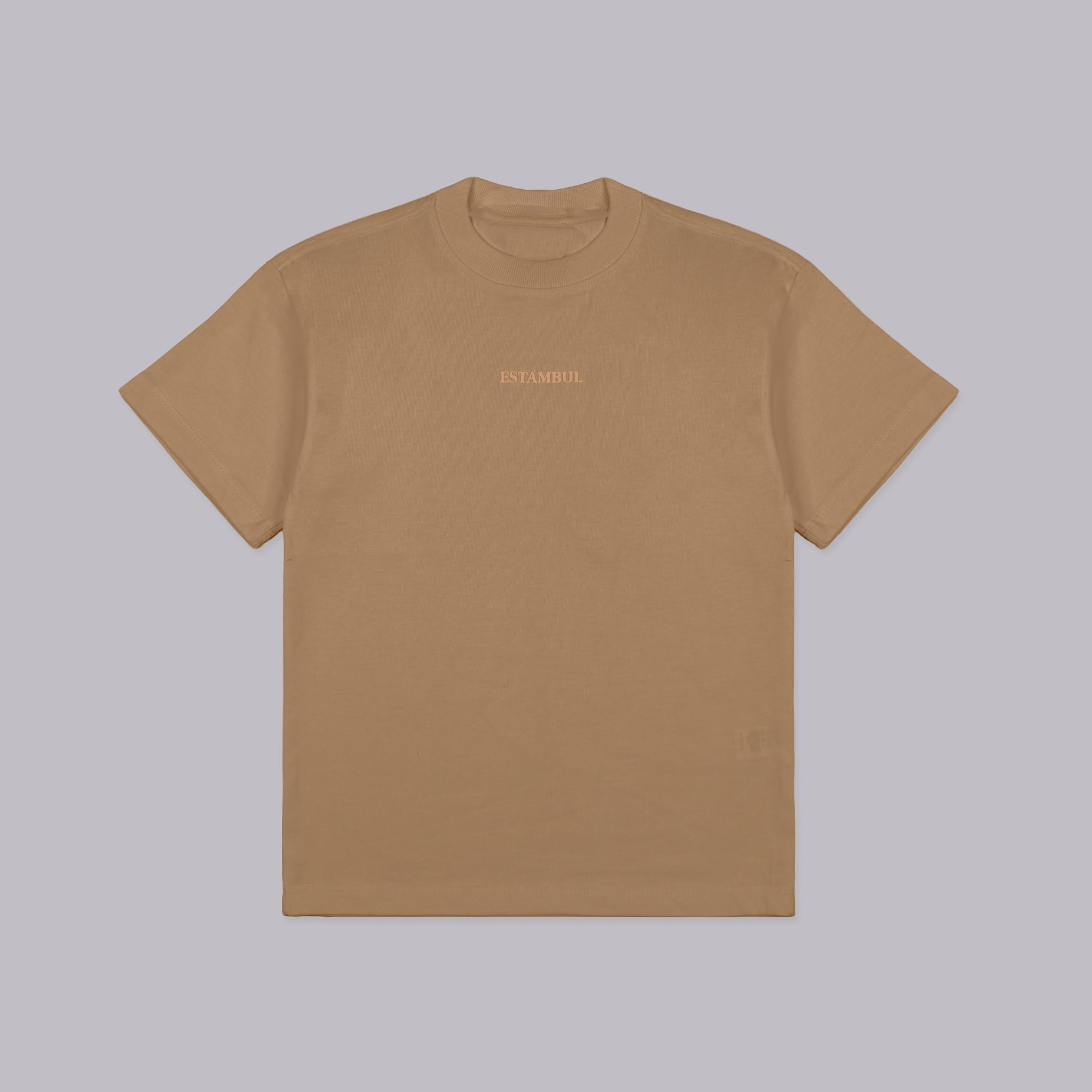Oversize basica  niño camel