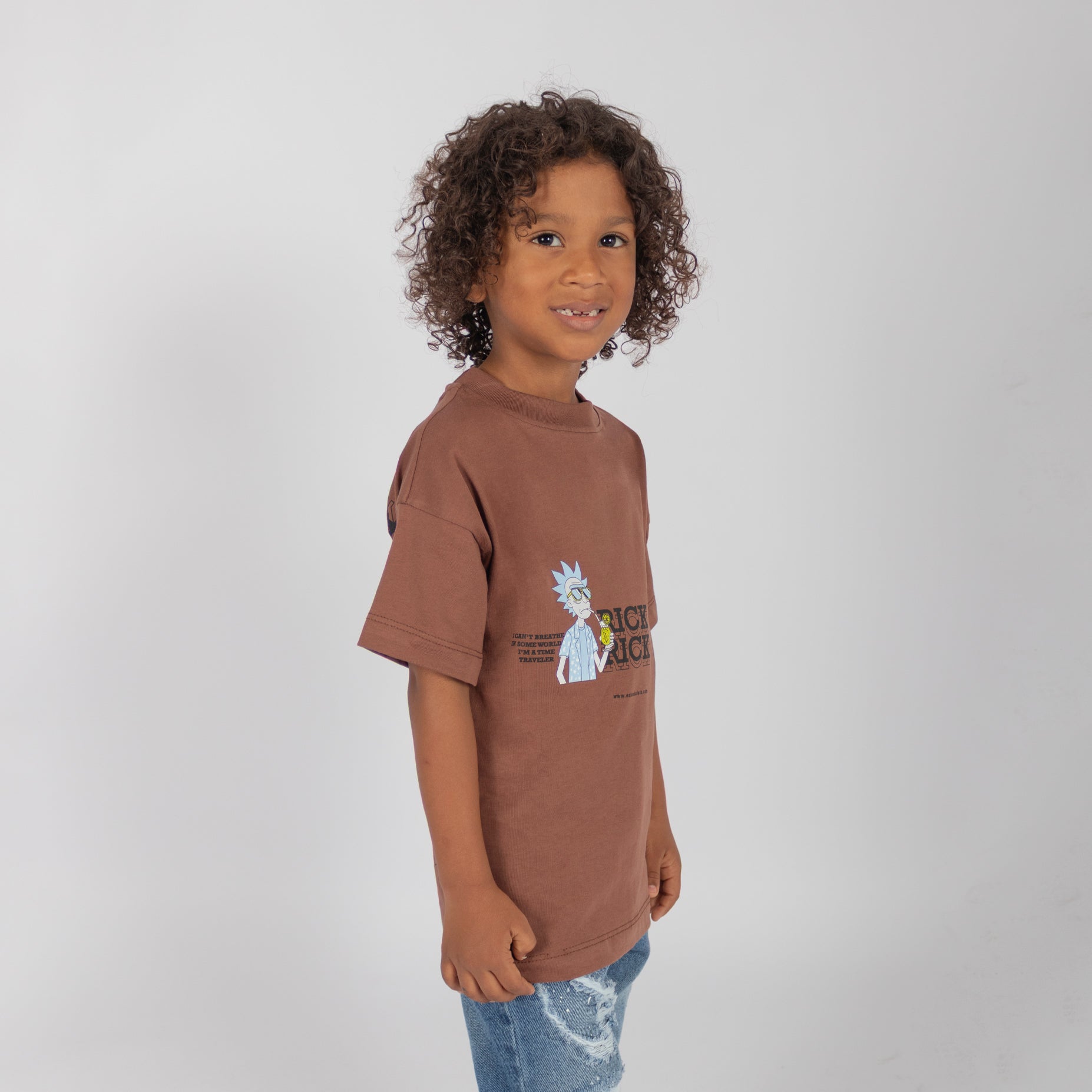 Oversize  niño Rick y Morty