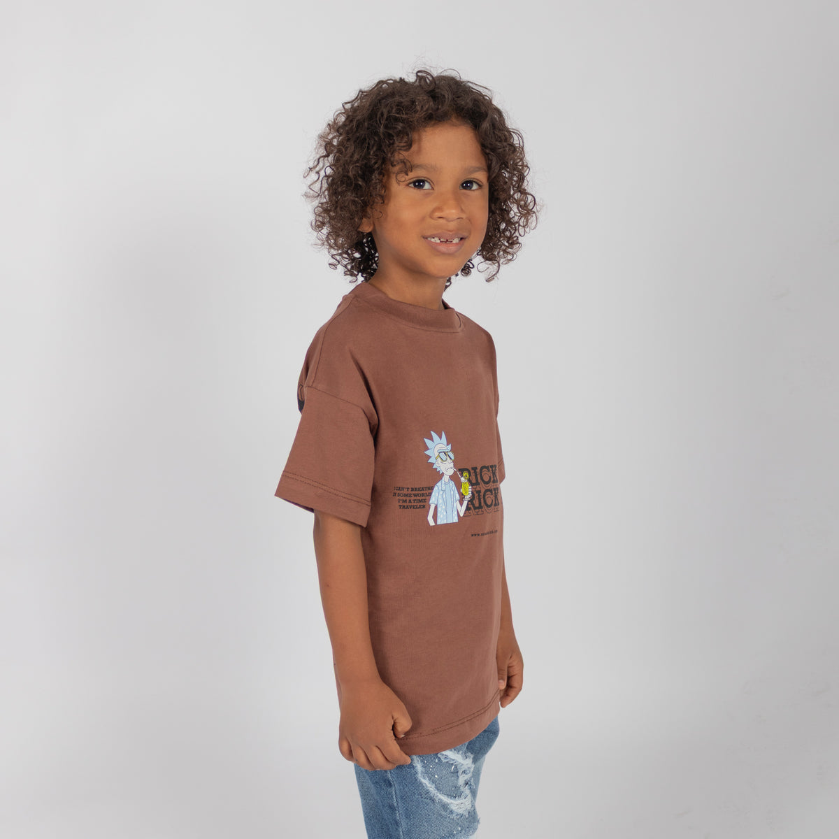 Oversize  niño Rick y Morty