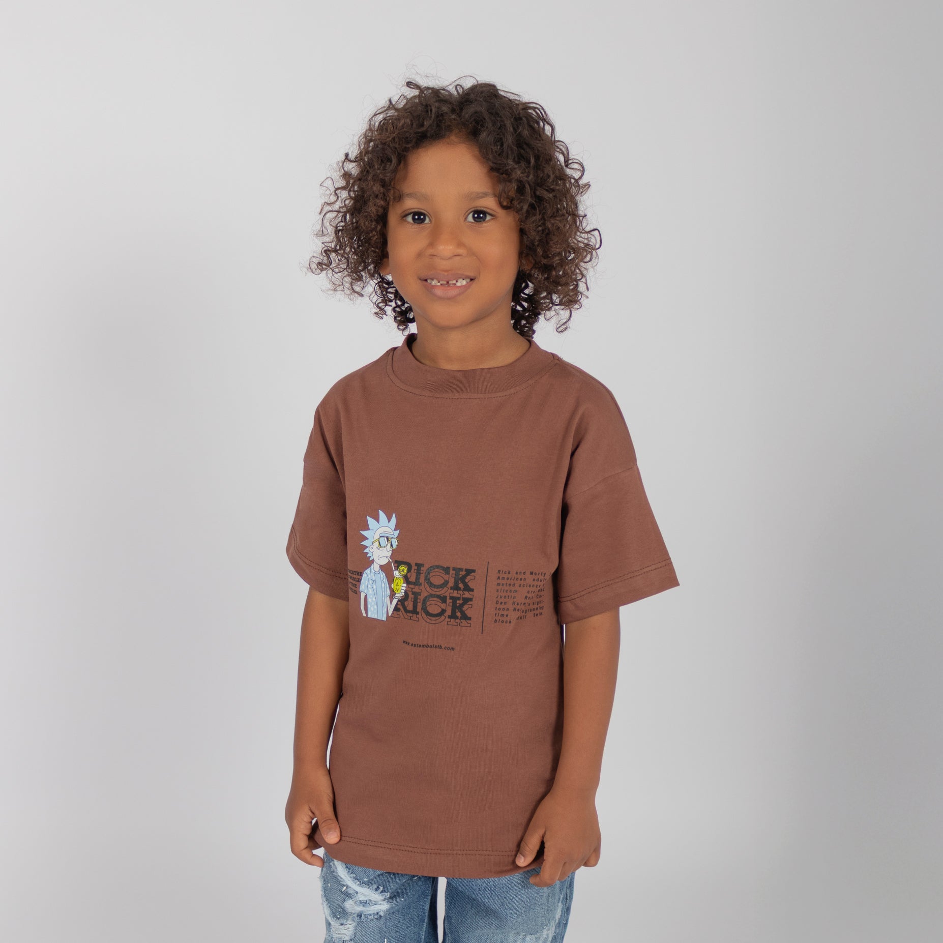 Oversize  niño Rick y Morty