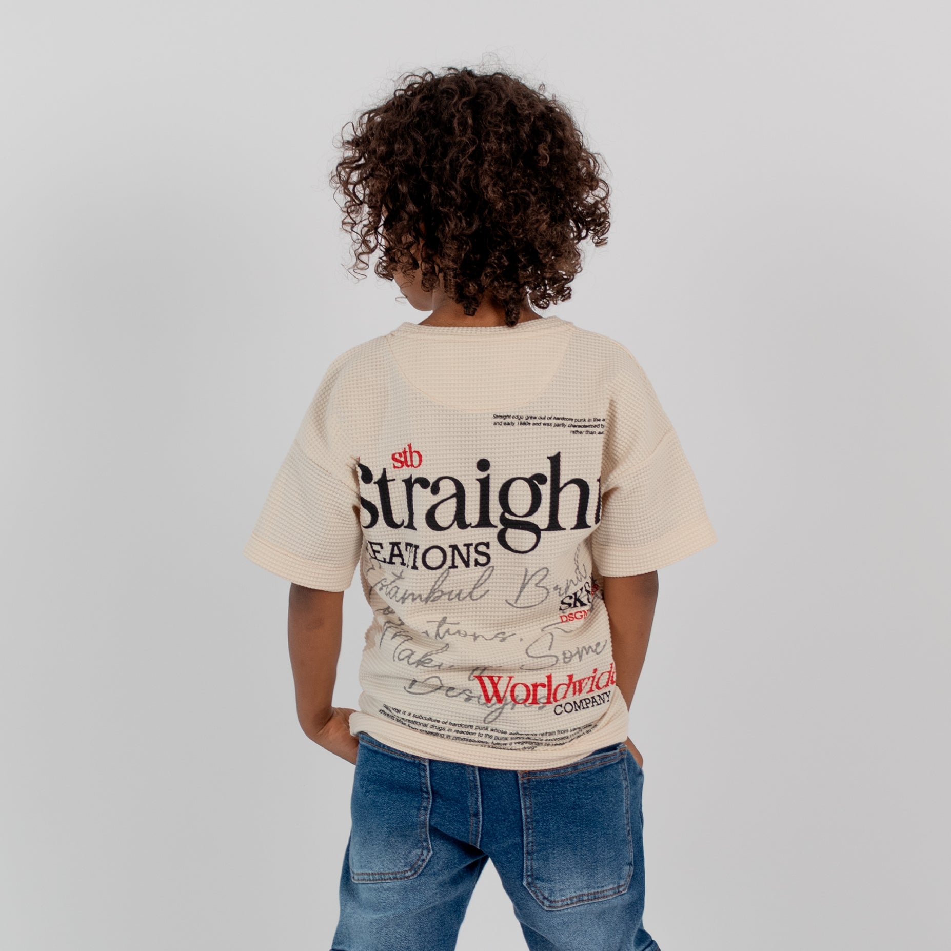 Oversize niño Straight