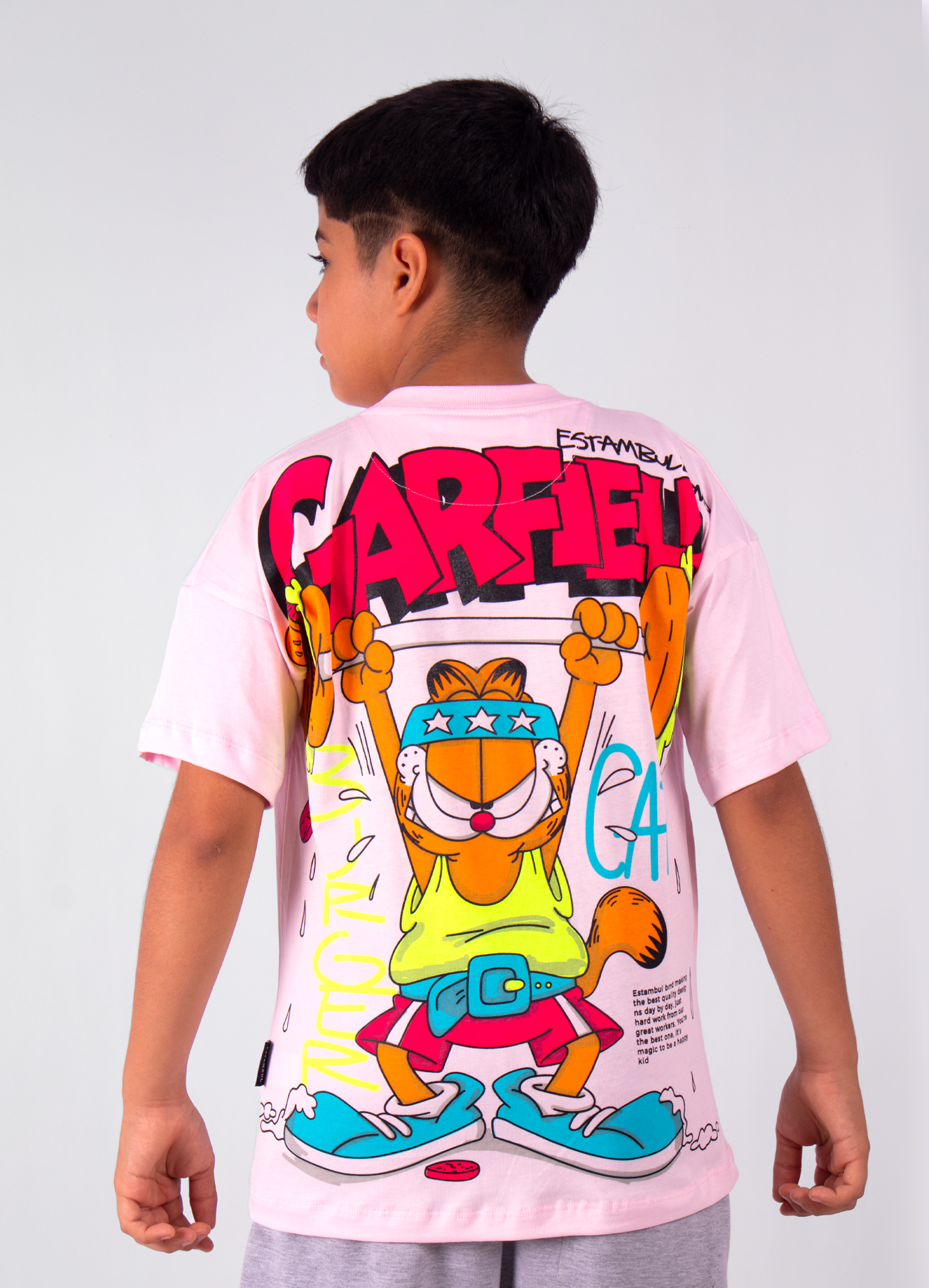 Oversize niño Garfield Gym