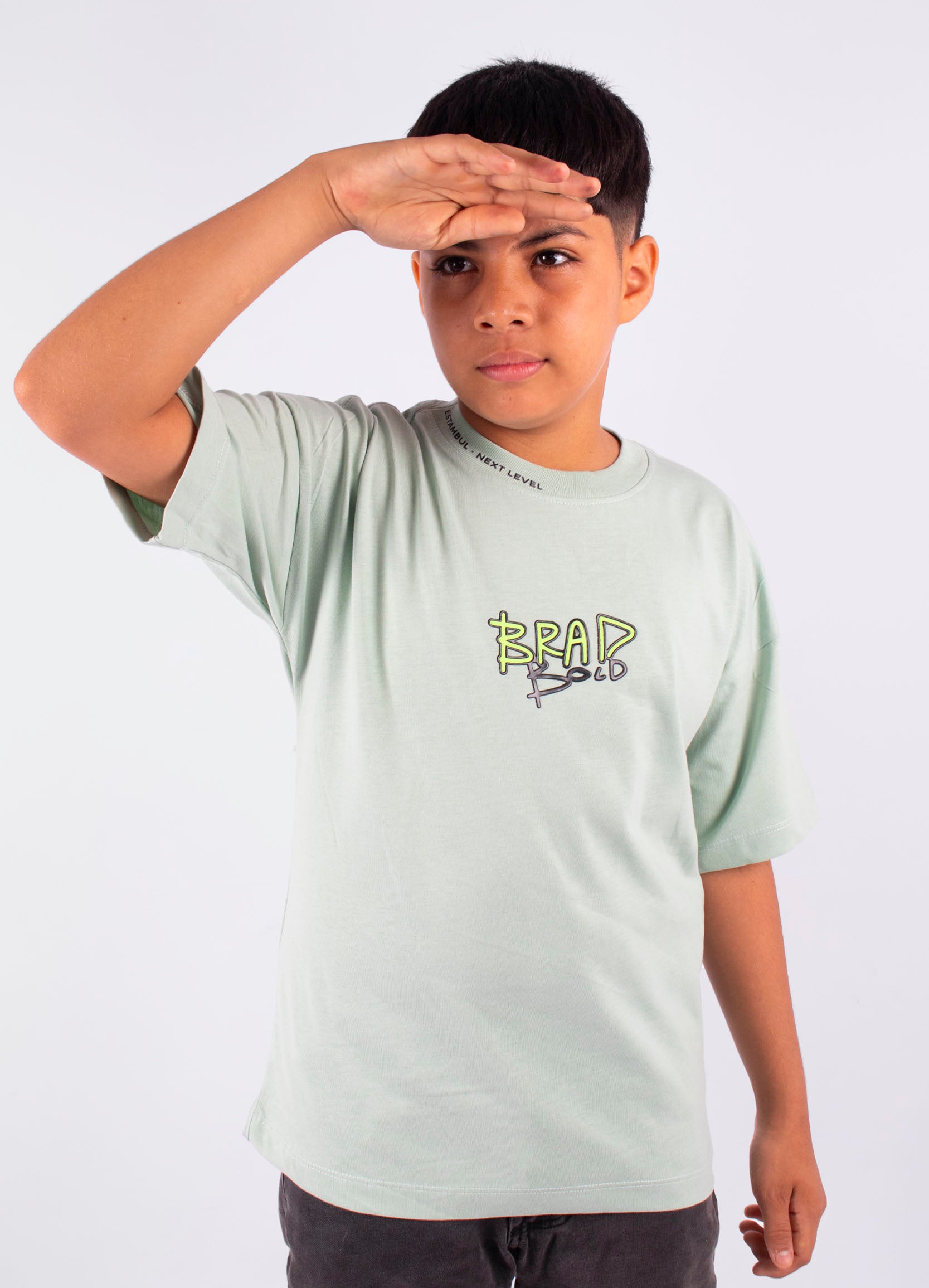 Oversize niño Brad Bold