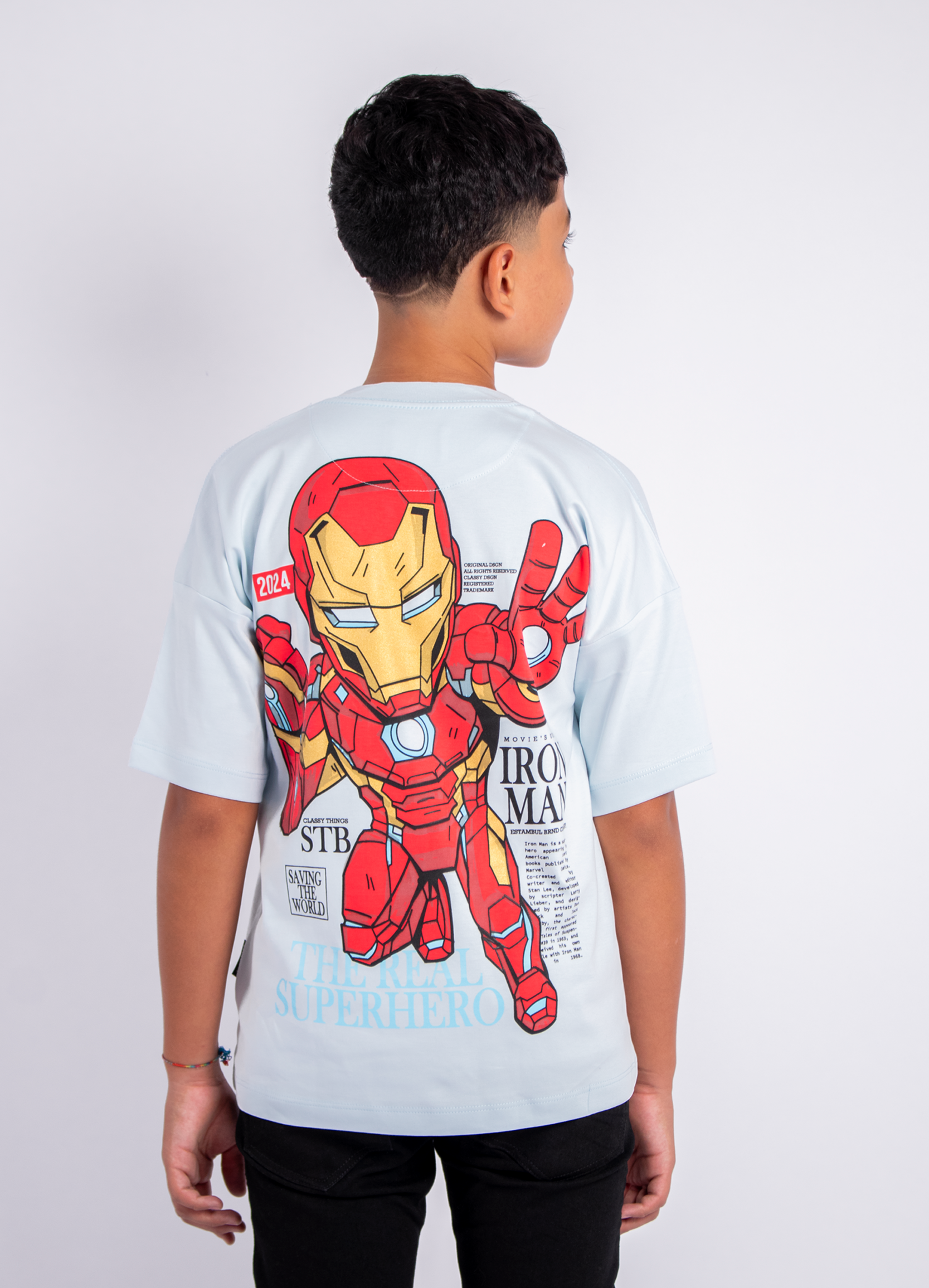 Oversize niño Iron Man
