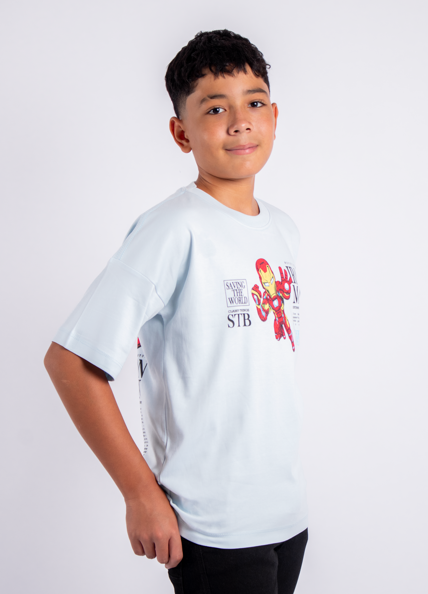 Oversize niño Iron Man