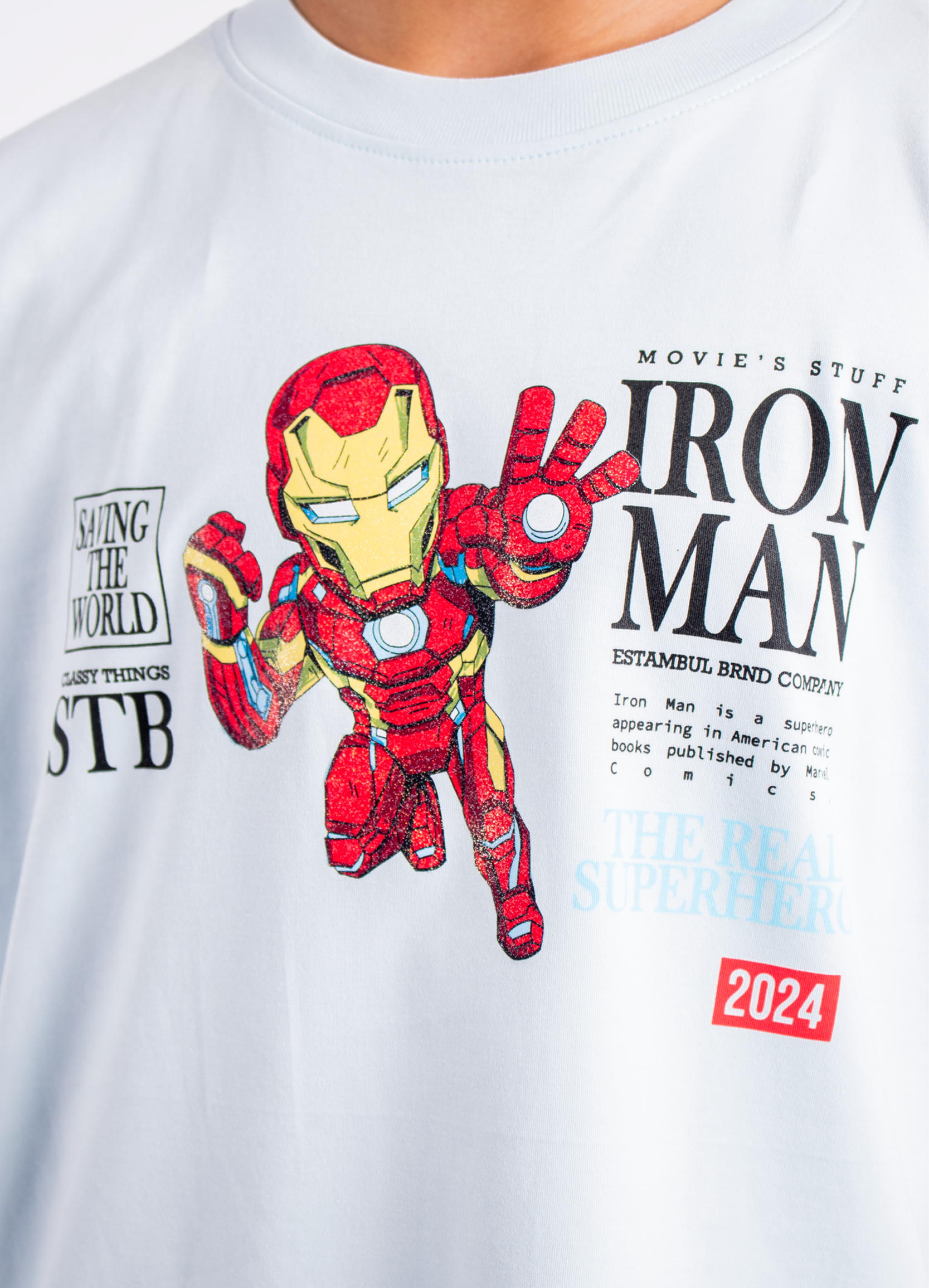 Oversize niño Iron Man