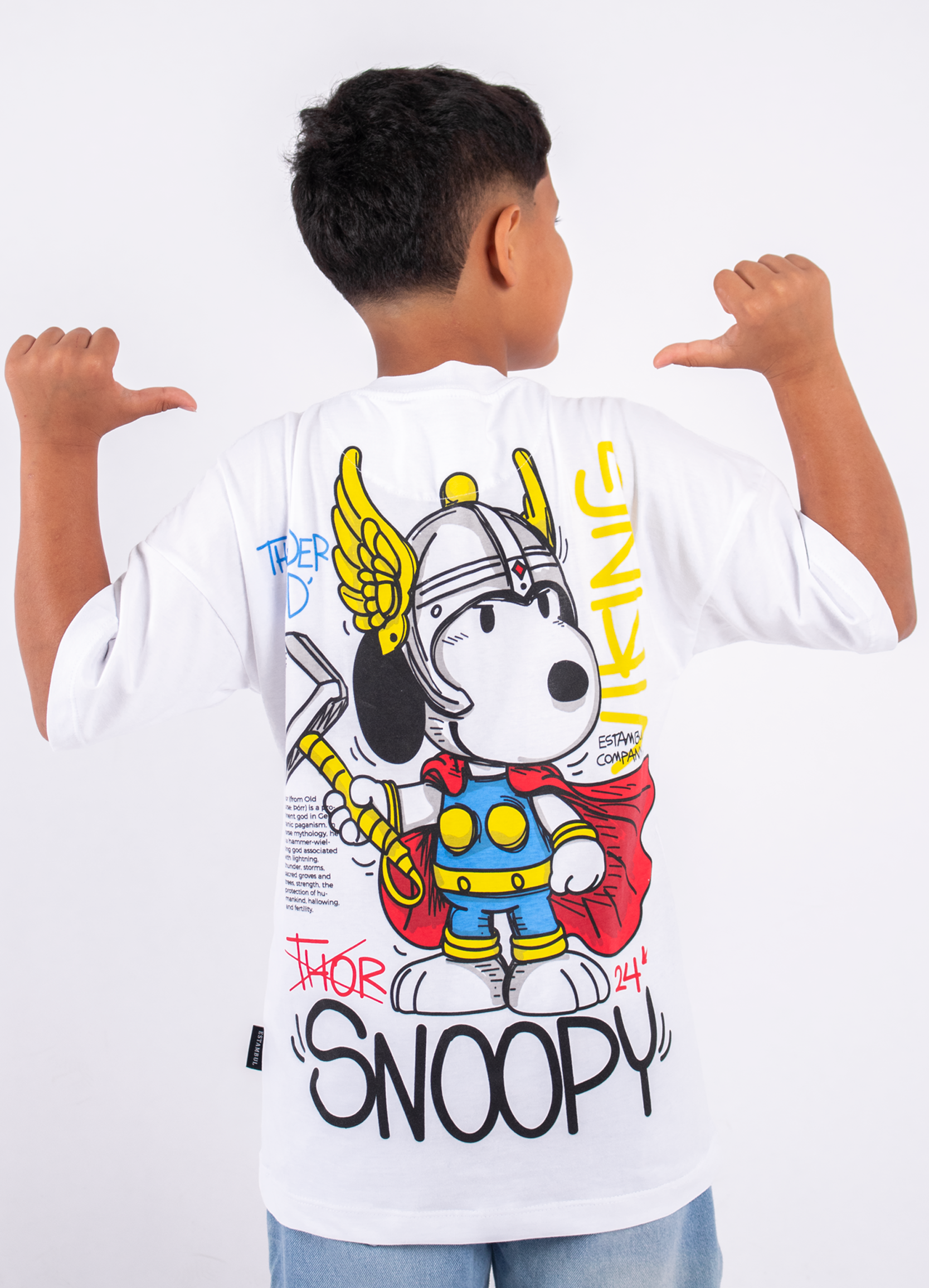 Oversize niño Snoopy