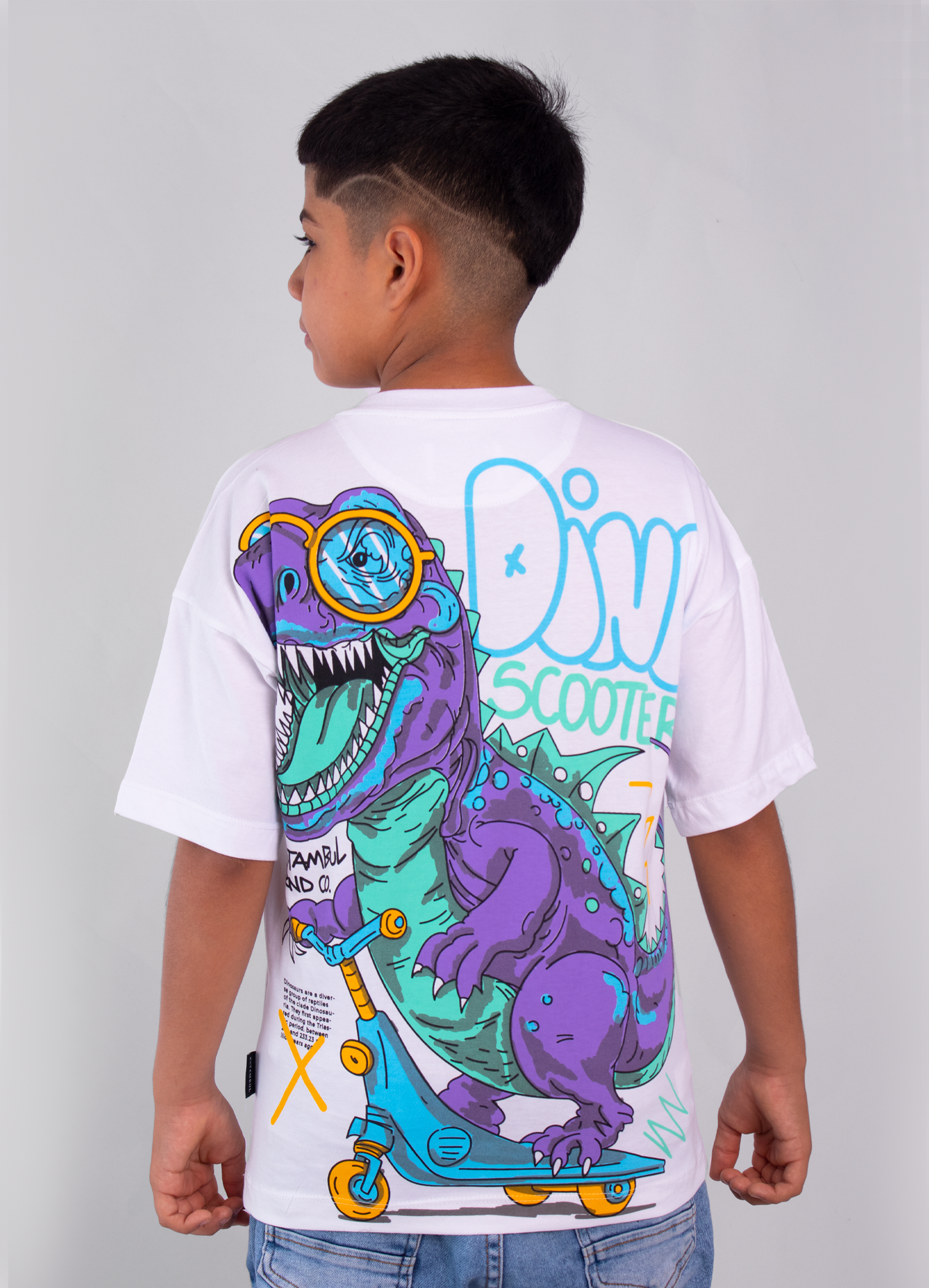 Oversize niño Dino Scooter