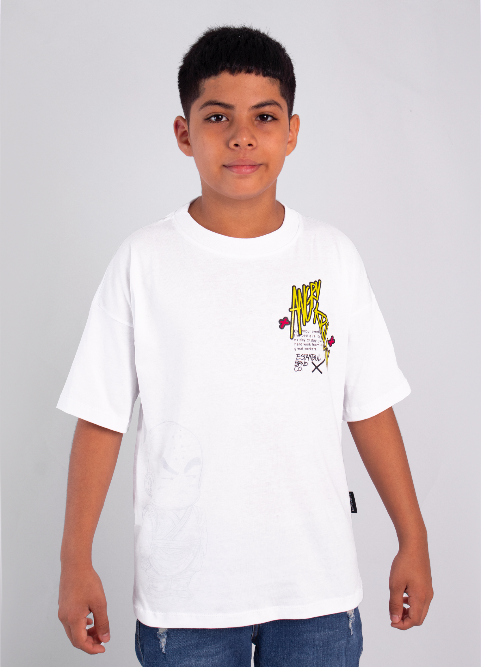 Oversize niño Angry Krilin