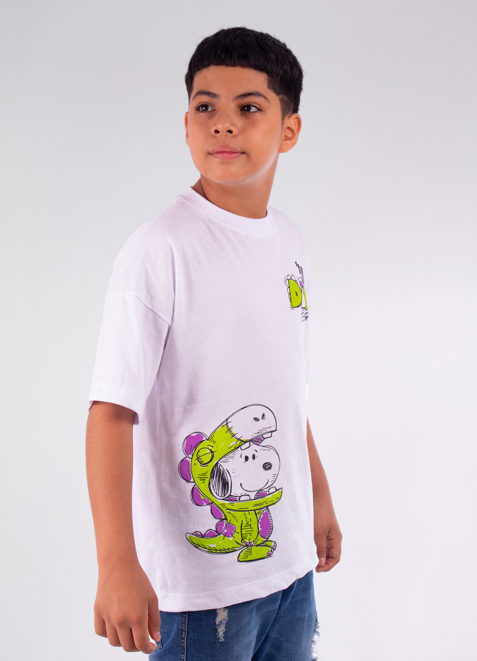 Oversize niño Snoopy Dino