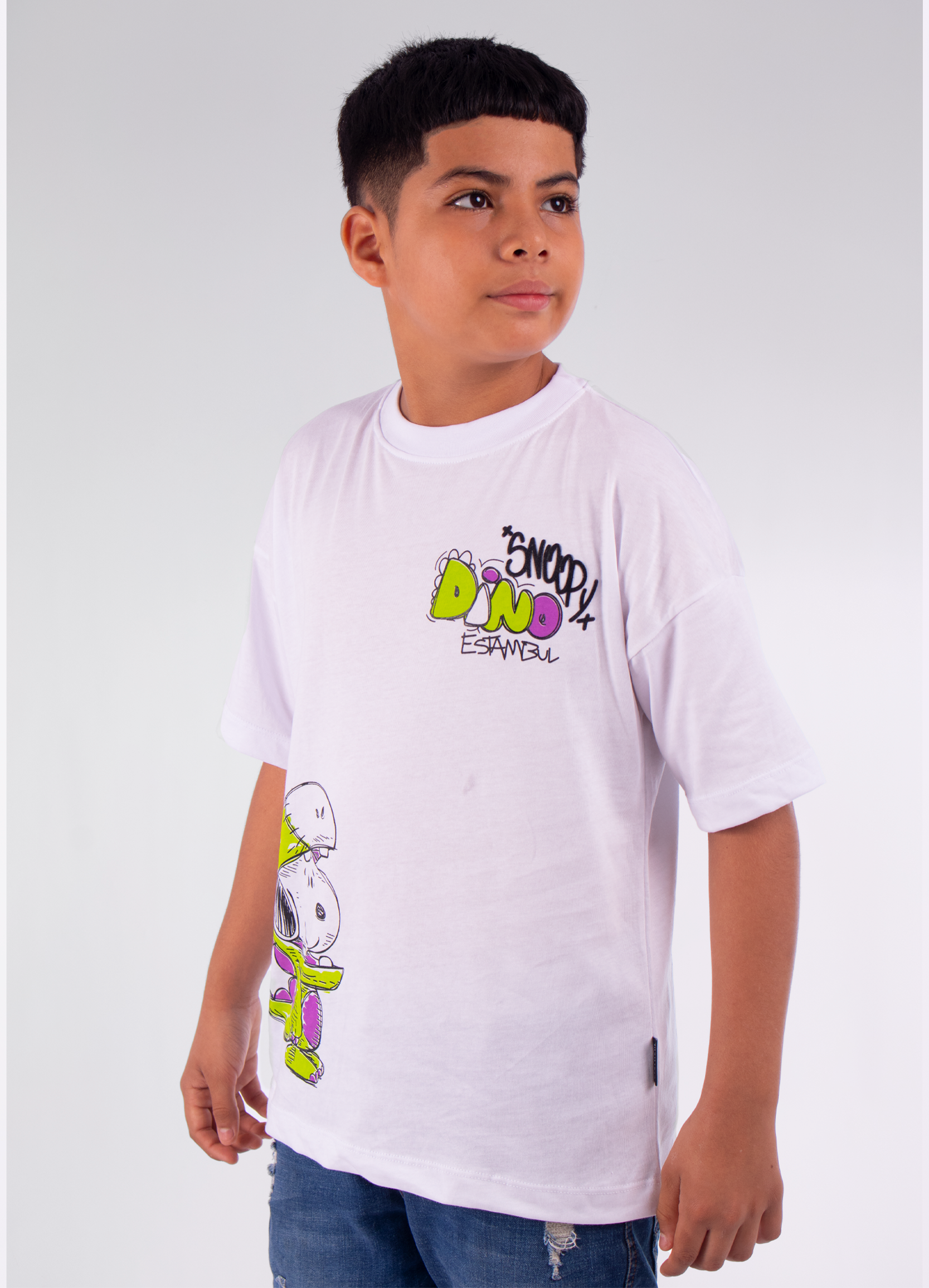 Oversize niño Snoopy Dino