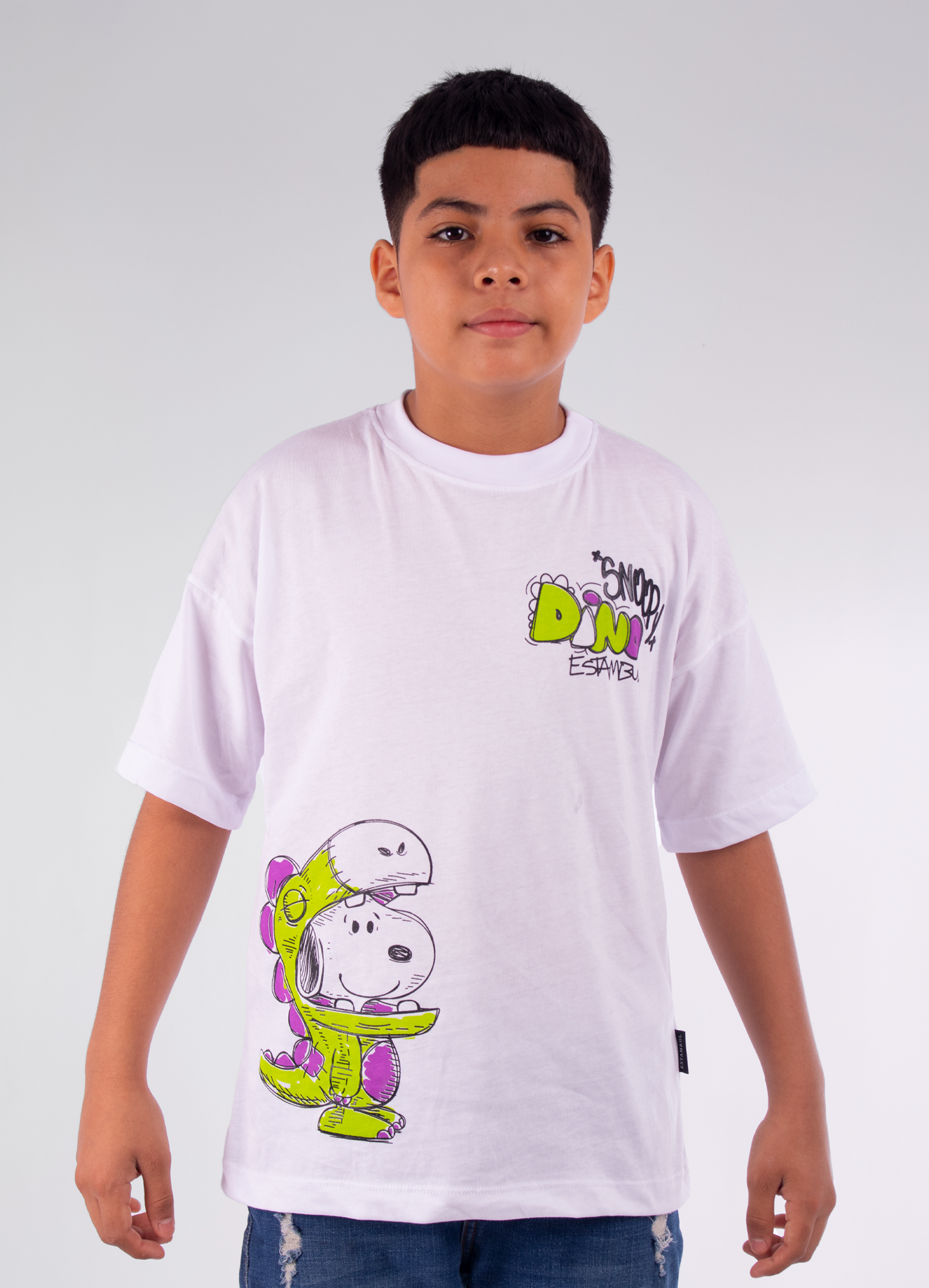 Oversize niño Snoopy Dino