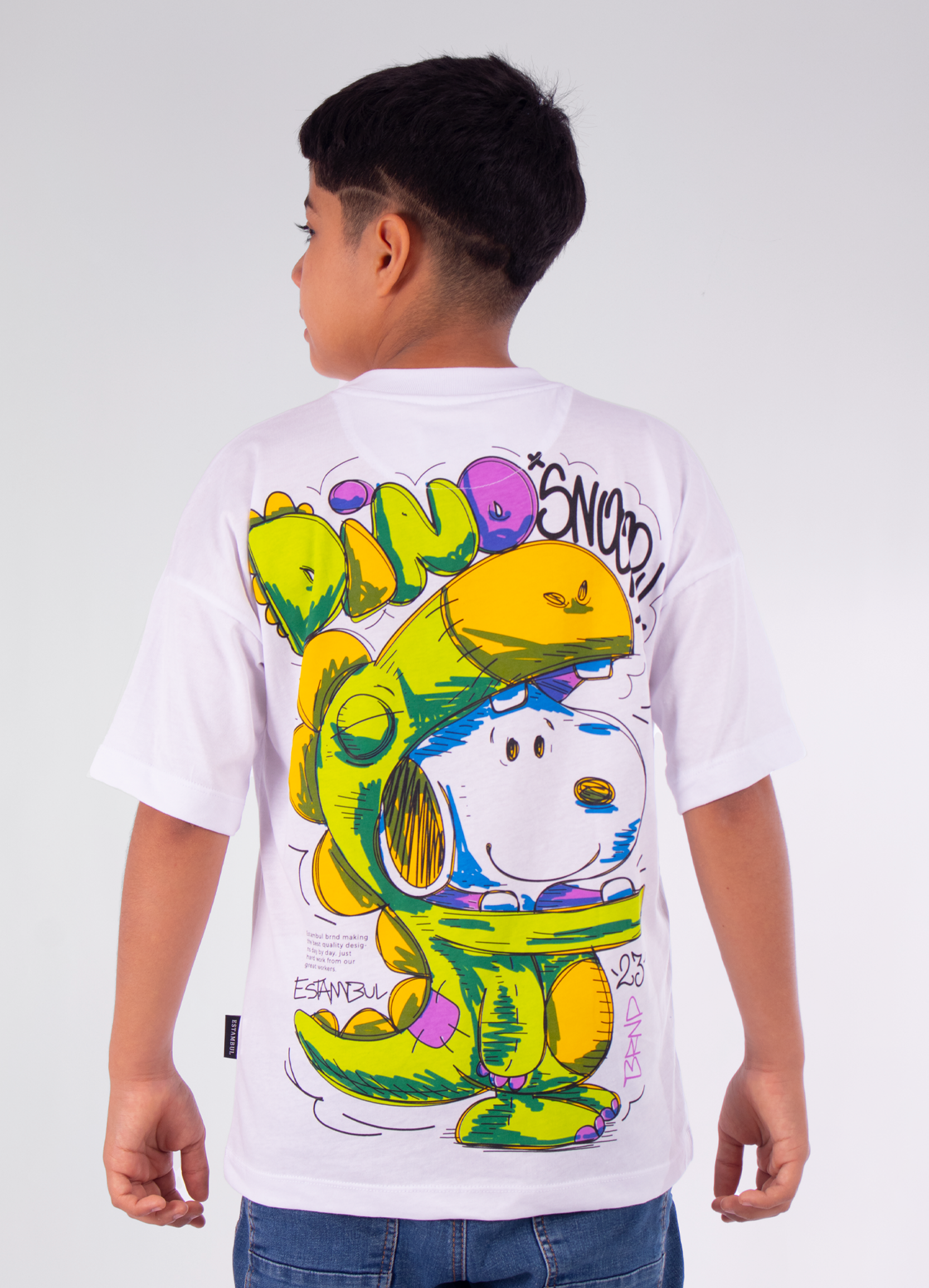 Oversize niño Snoopy Dino