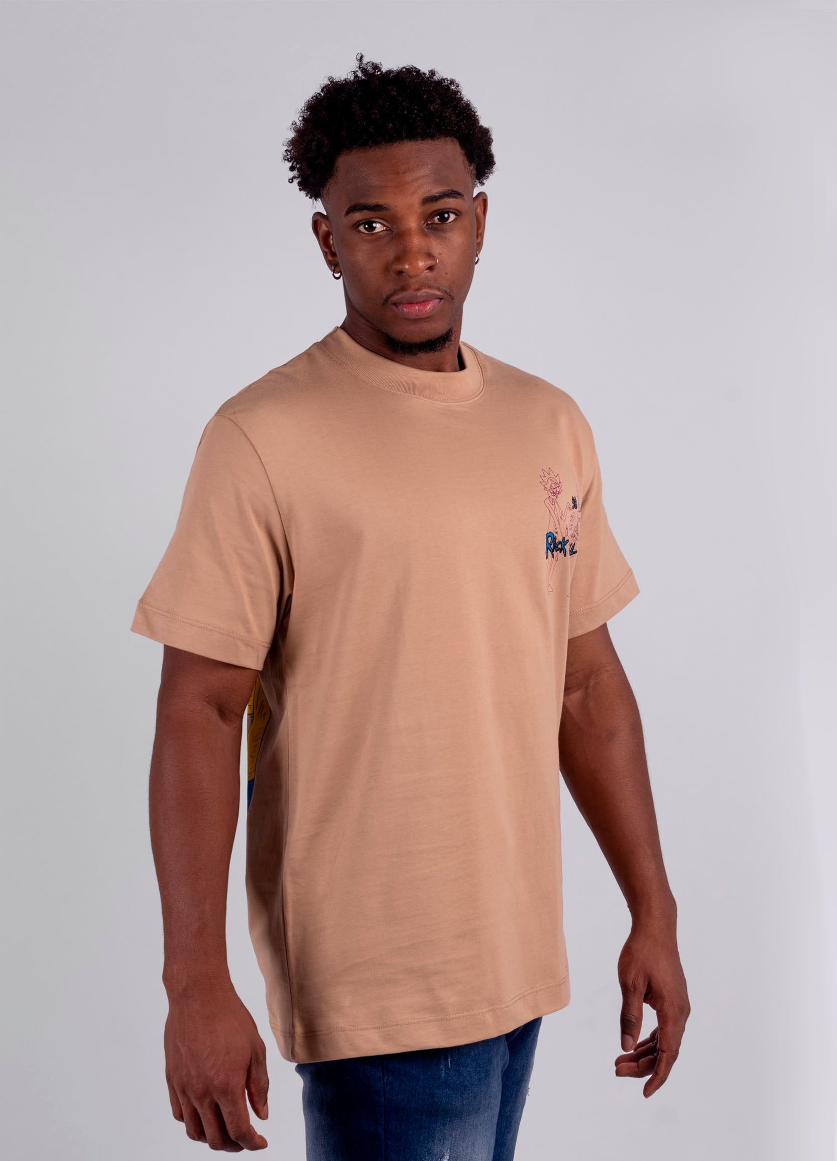 Oversize hombre estampada  Rick and Morty