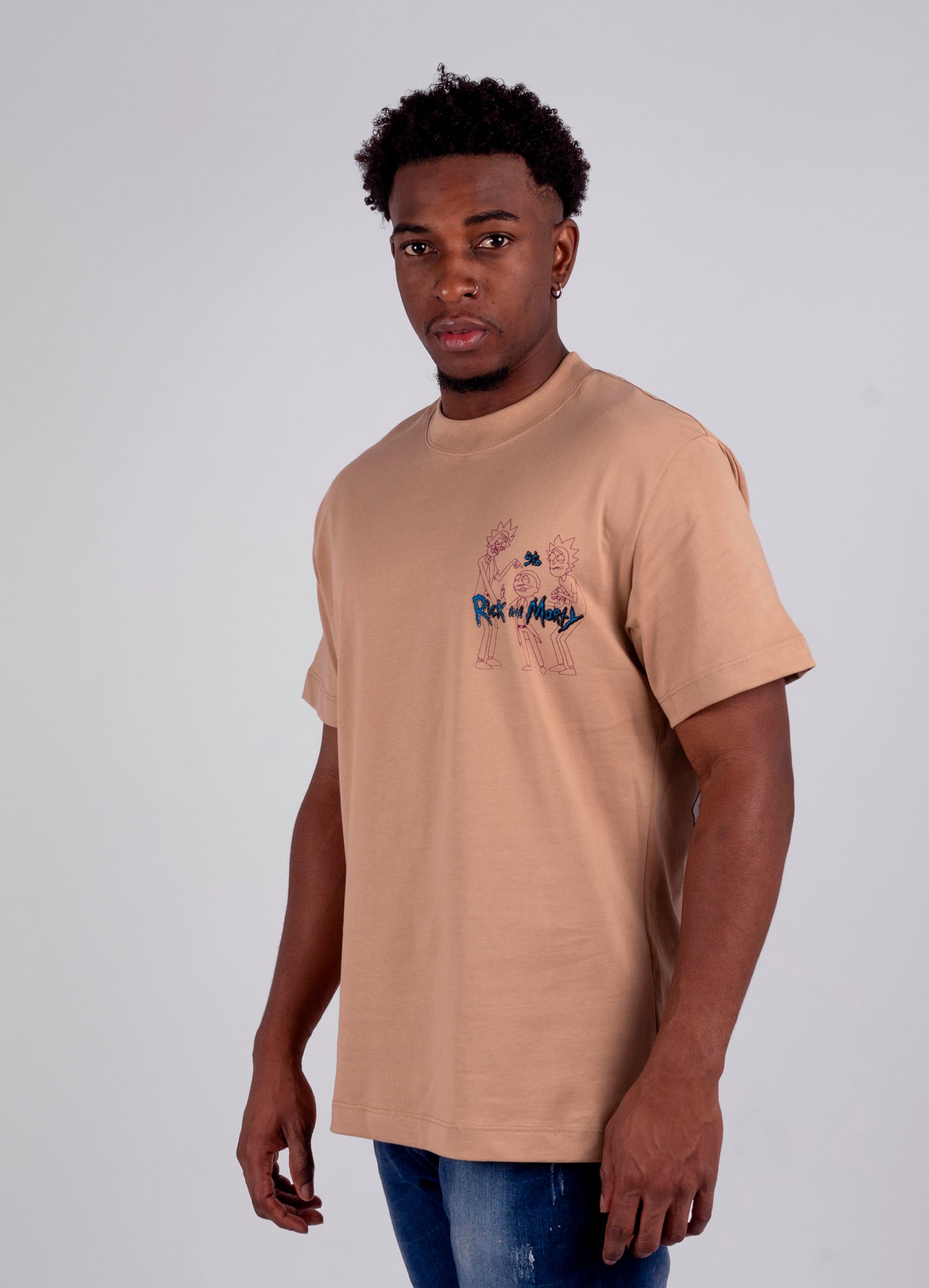 Oversize hombre estampada  Rick and Morty