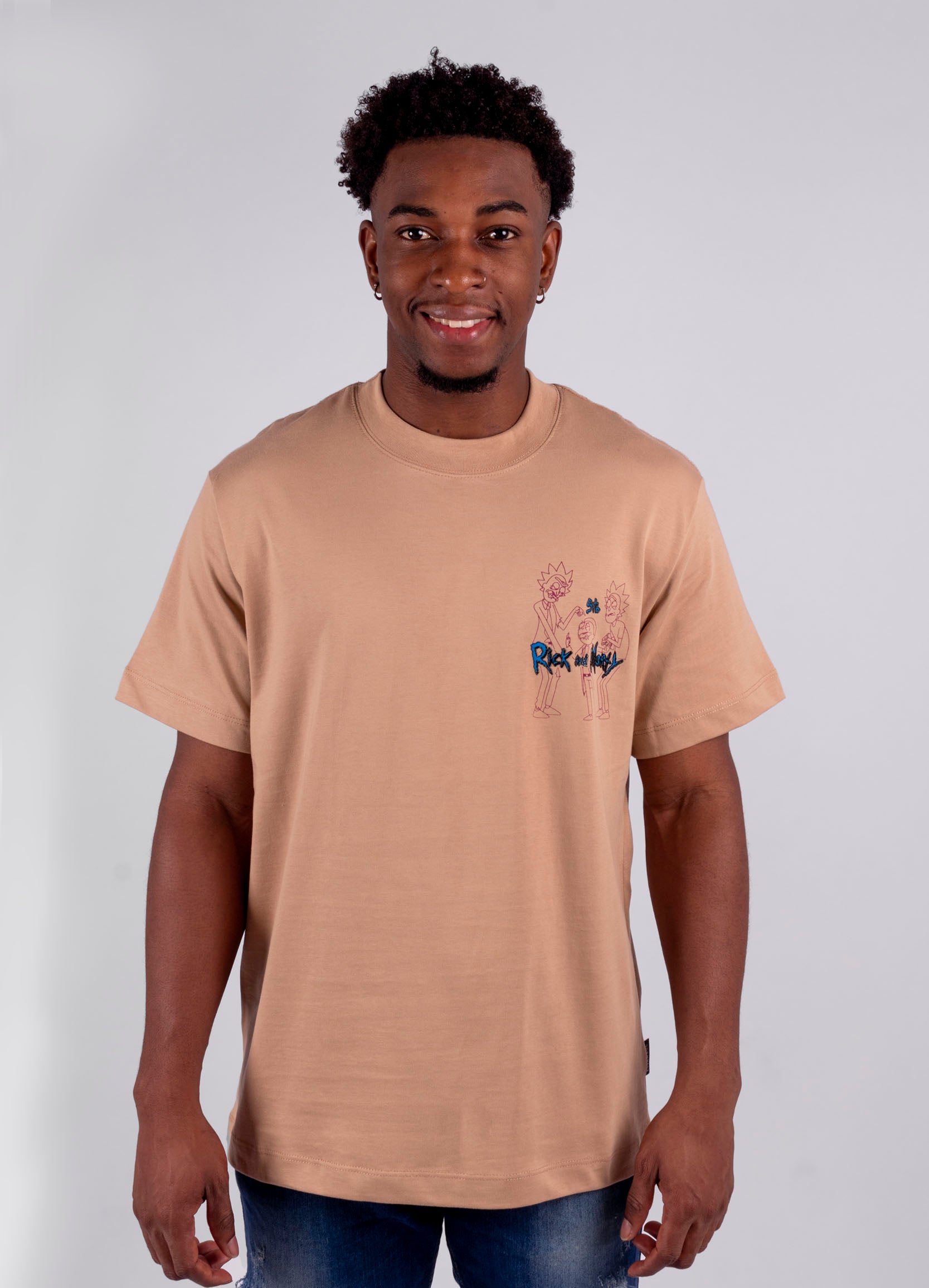 Oversize hombre estampada  Rick and Morty