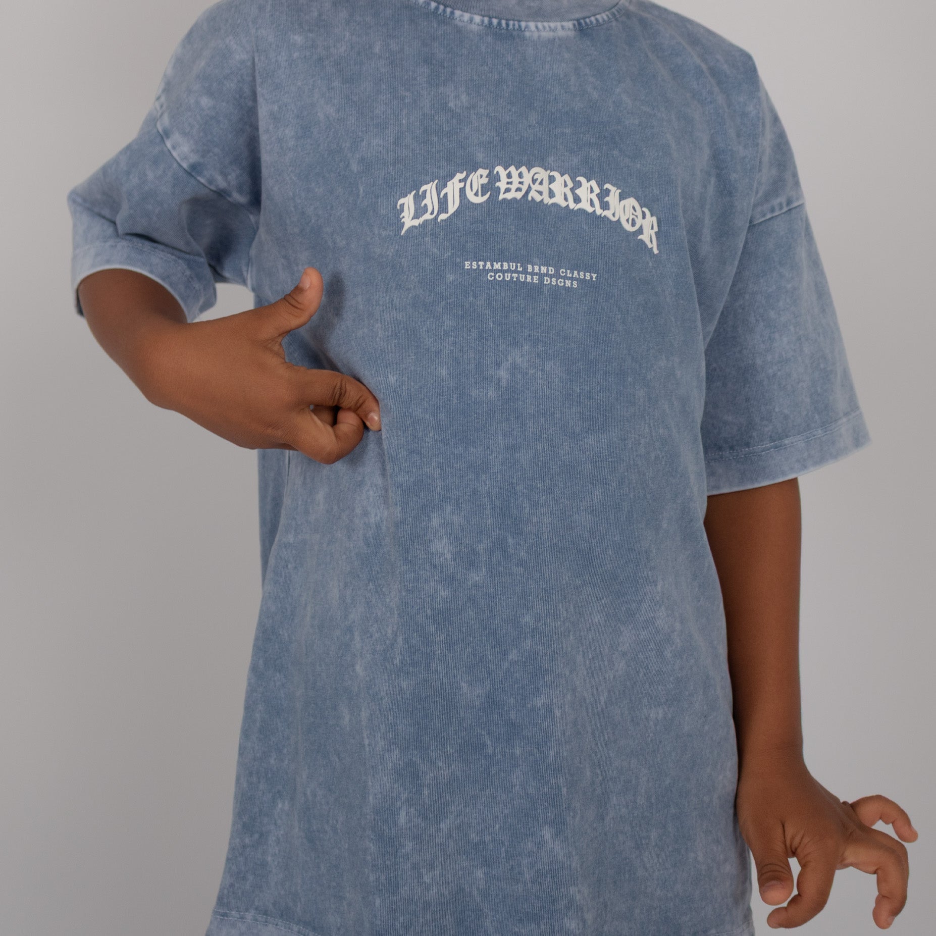 Oversize niño degrade counture classy