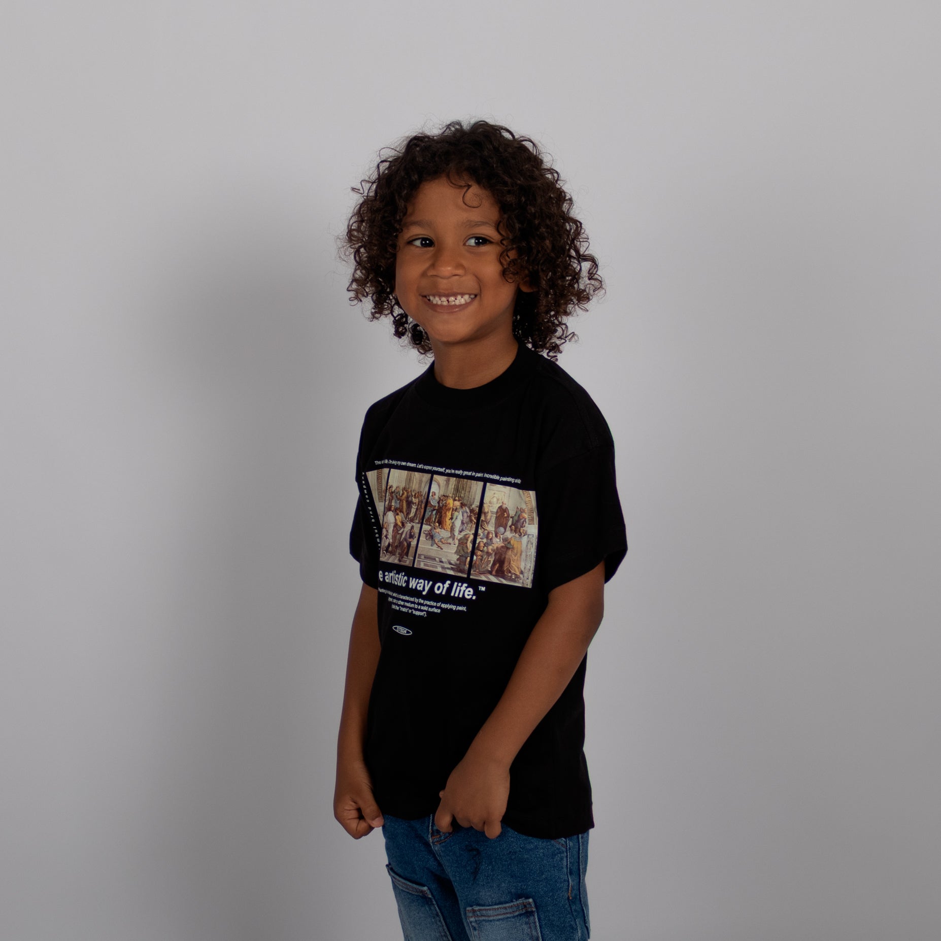 Oversize niño templo