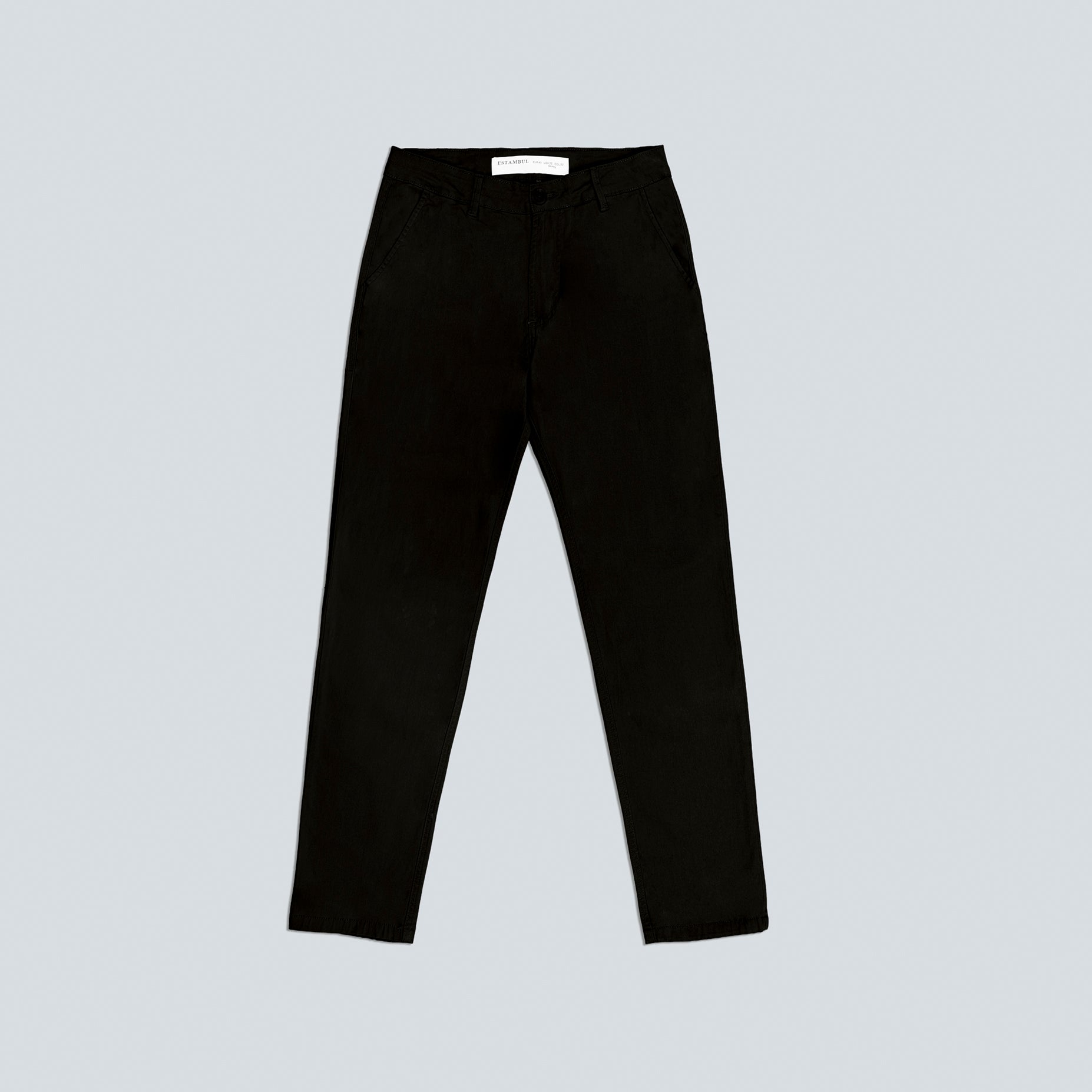 Pantalón hombre dril negro