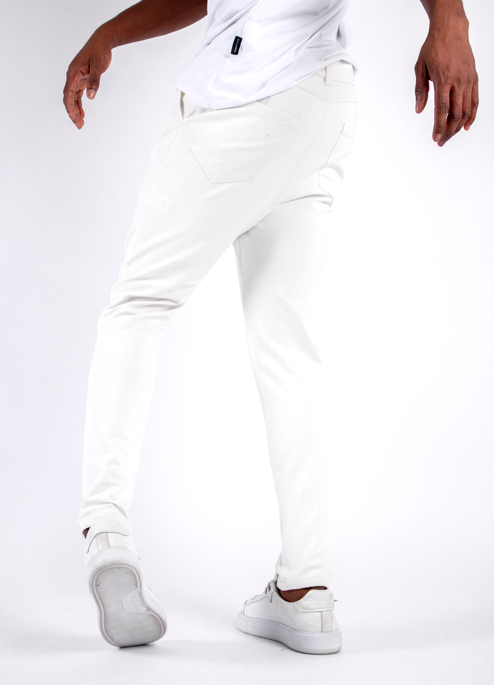 Pantalon hombre Clasico Blanco