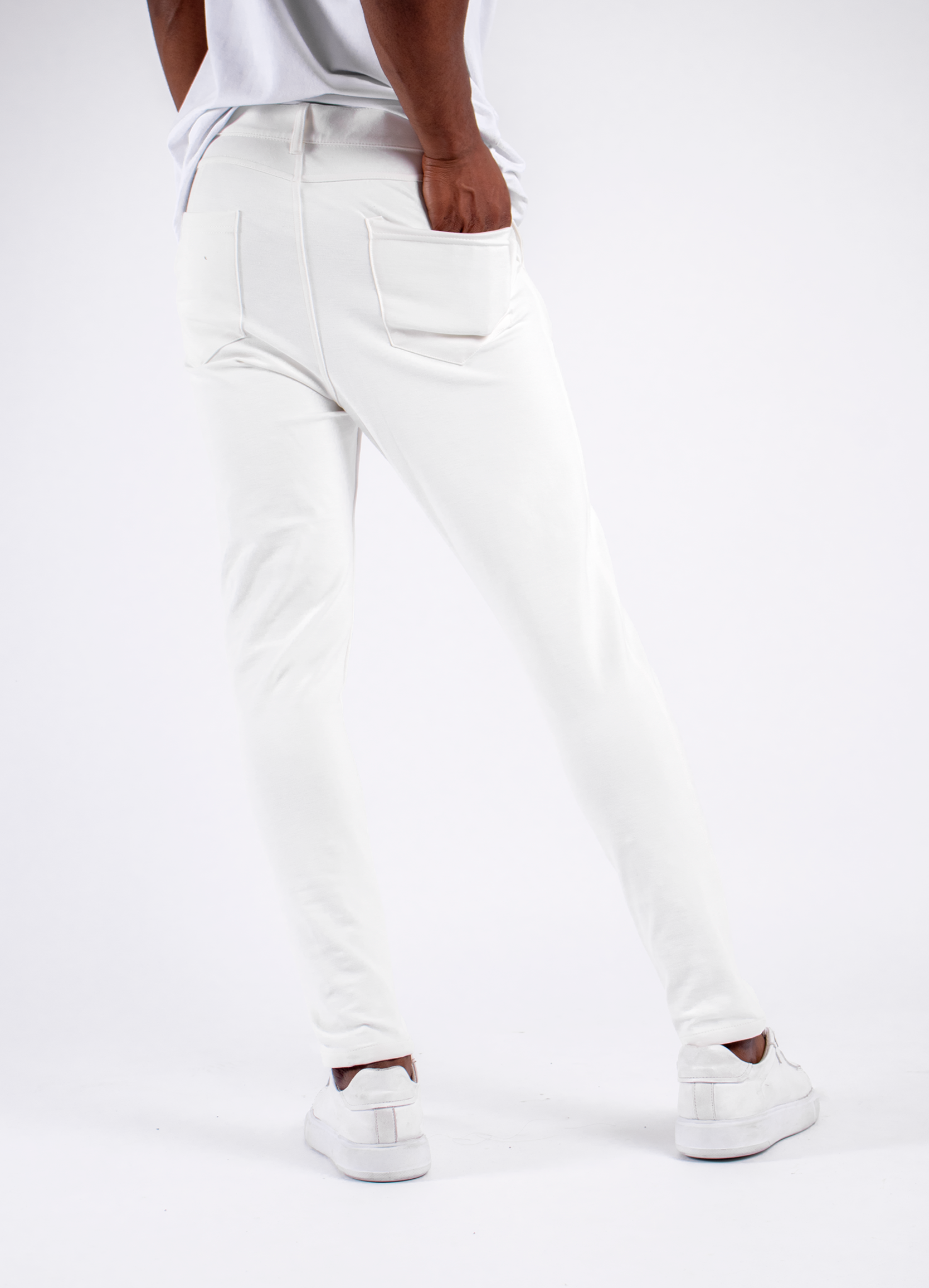 Pantalon hombre Clasico Blanco
