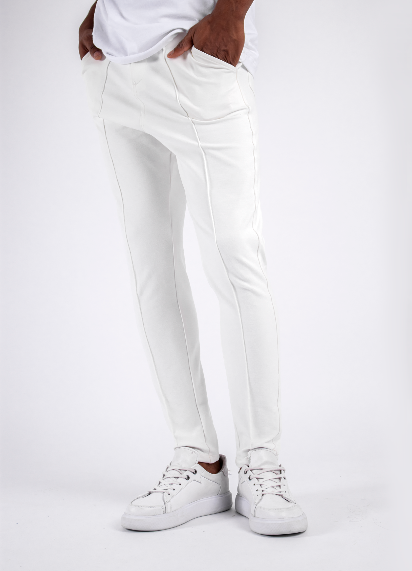 Pantalon hombre Clasico Blanco