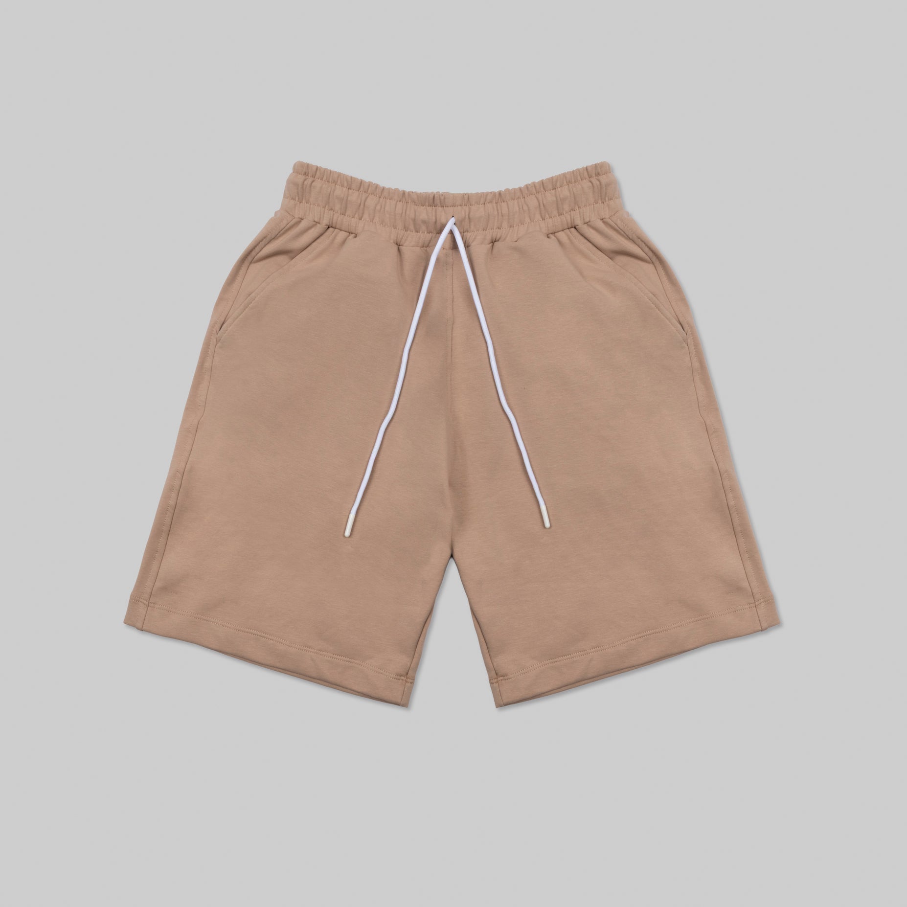 Pantaloneta hombre beige
