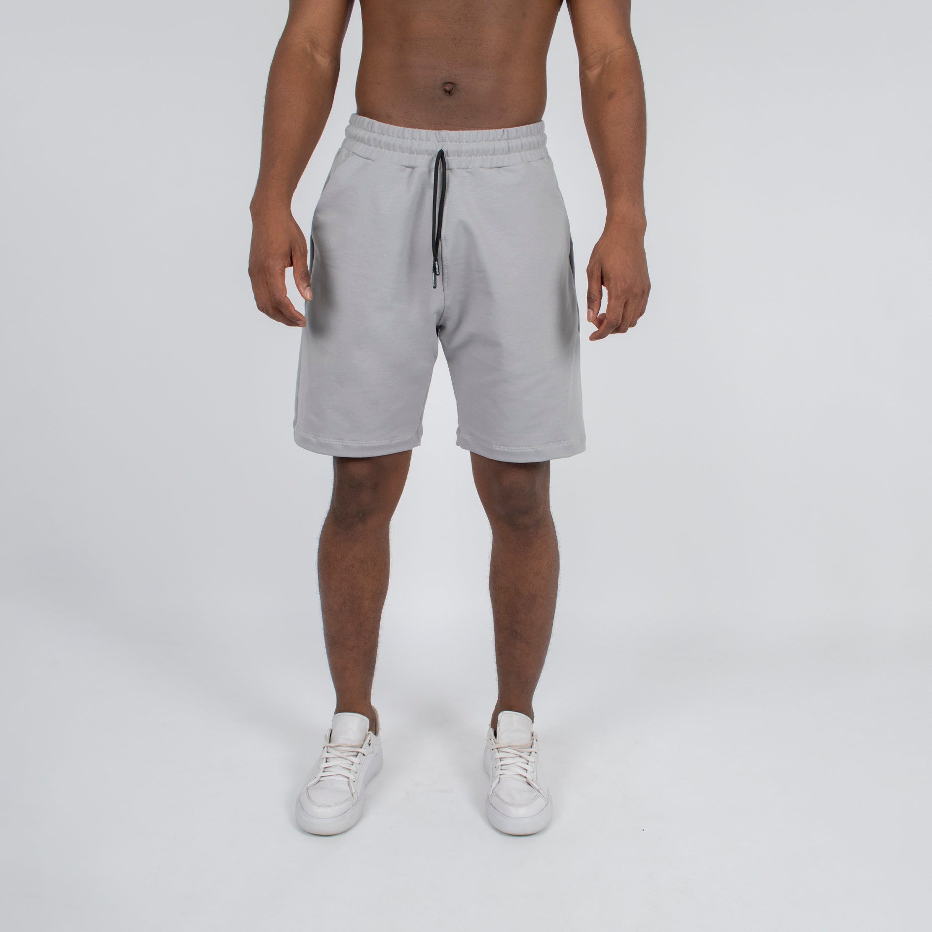 Pantaloneta hombre burda gris