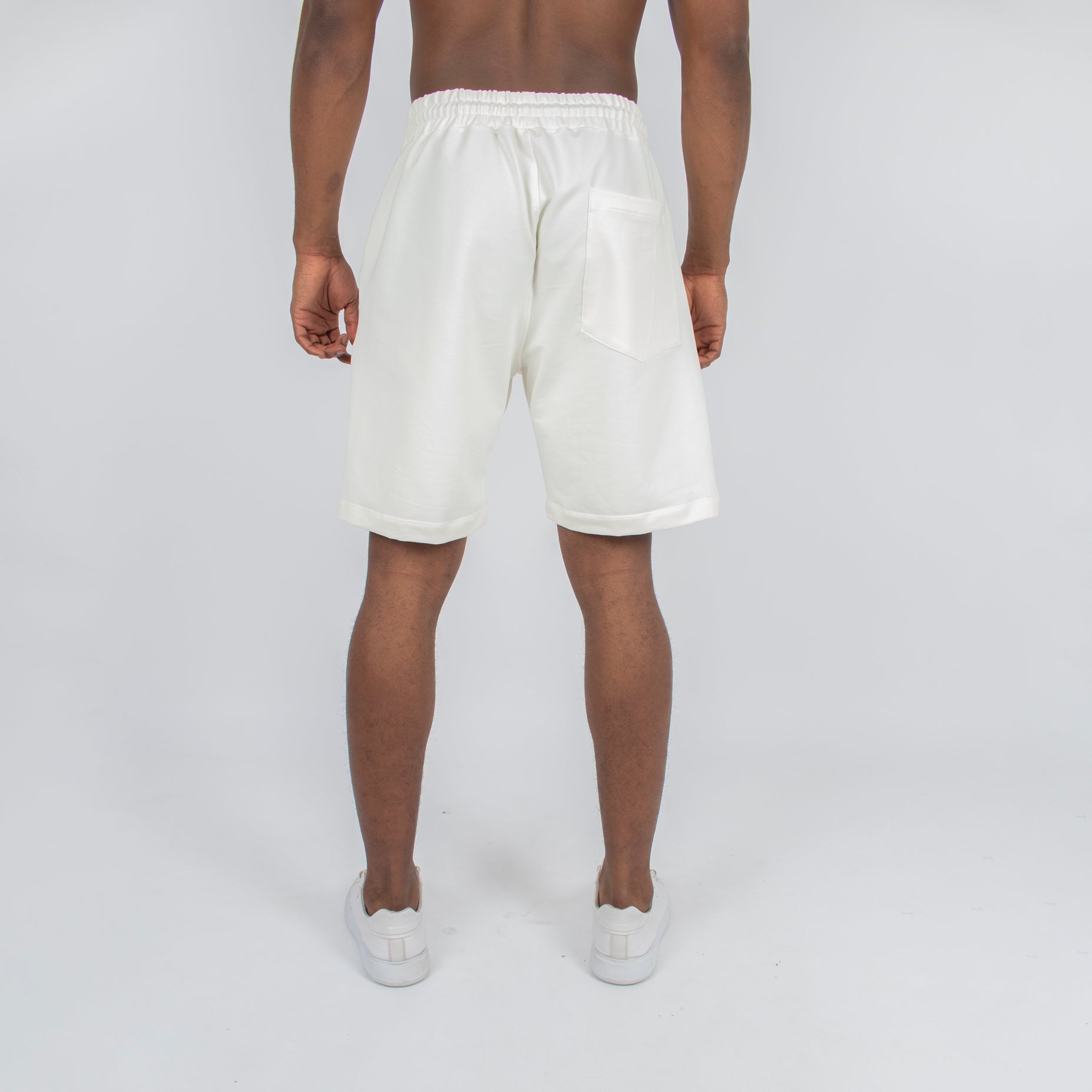 Pantaloneta hombre burda marfil