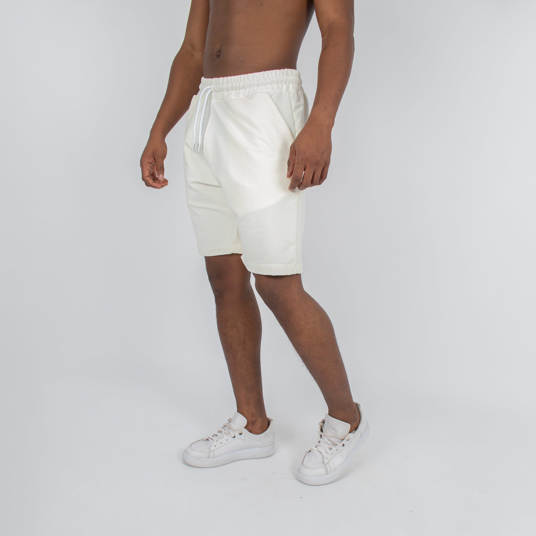 Pantaloneta hombre burda marfil