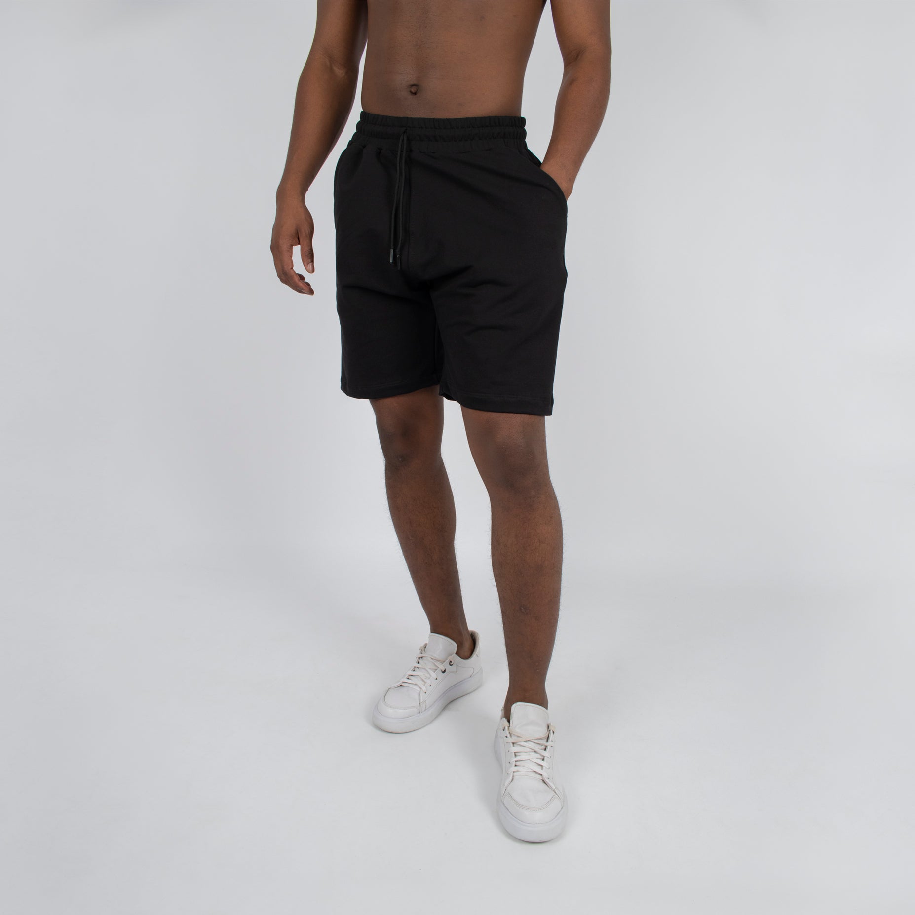 Pantaloneta básica hombre negra