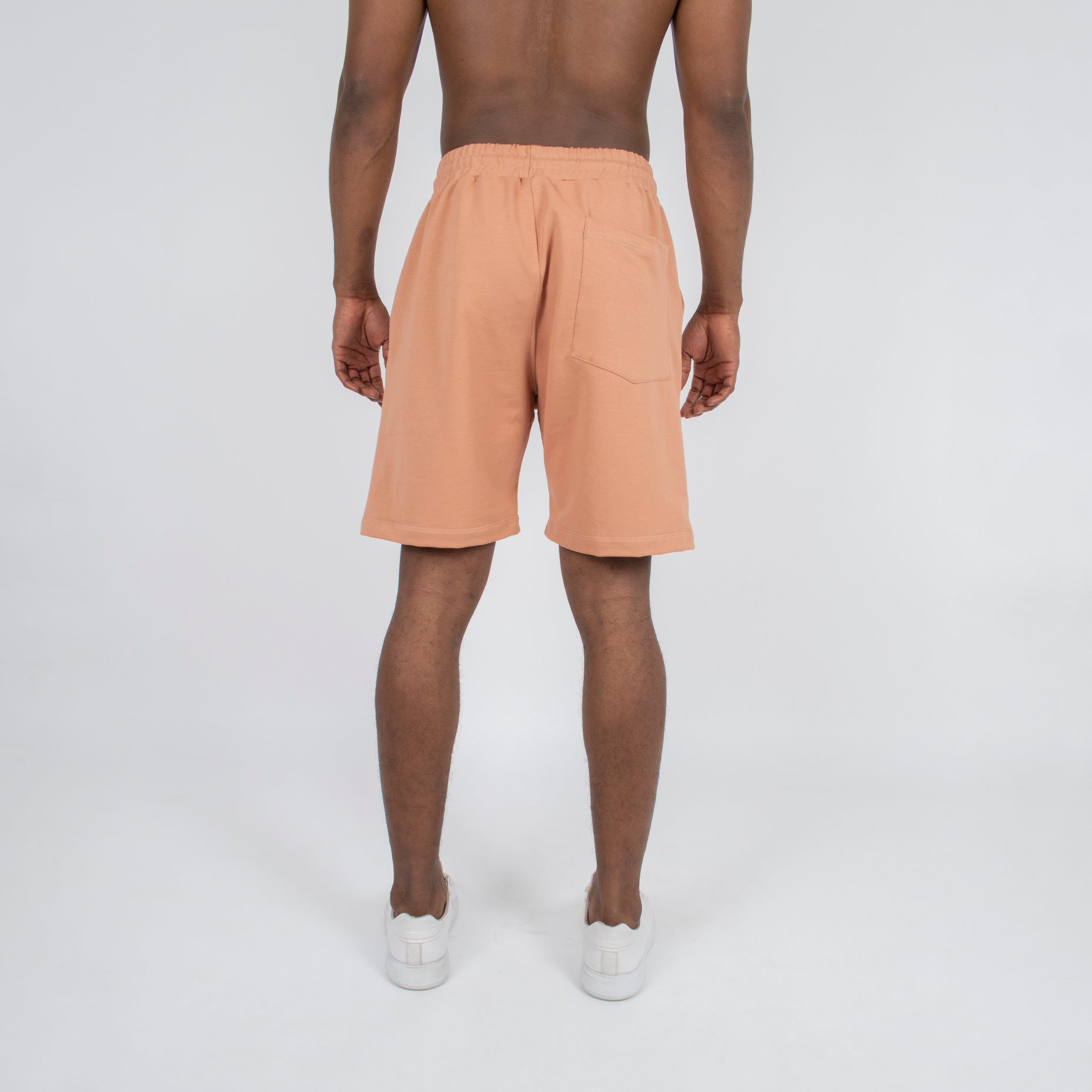 Pantaloneta hombre burda palo rosa