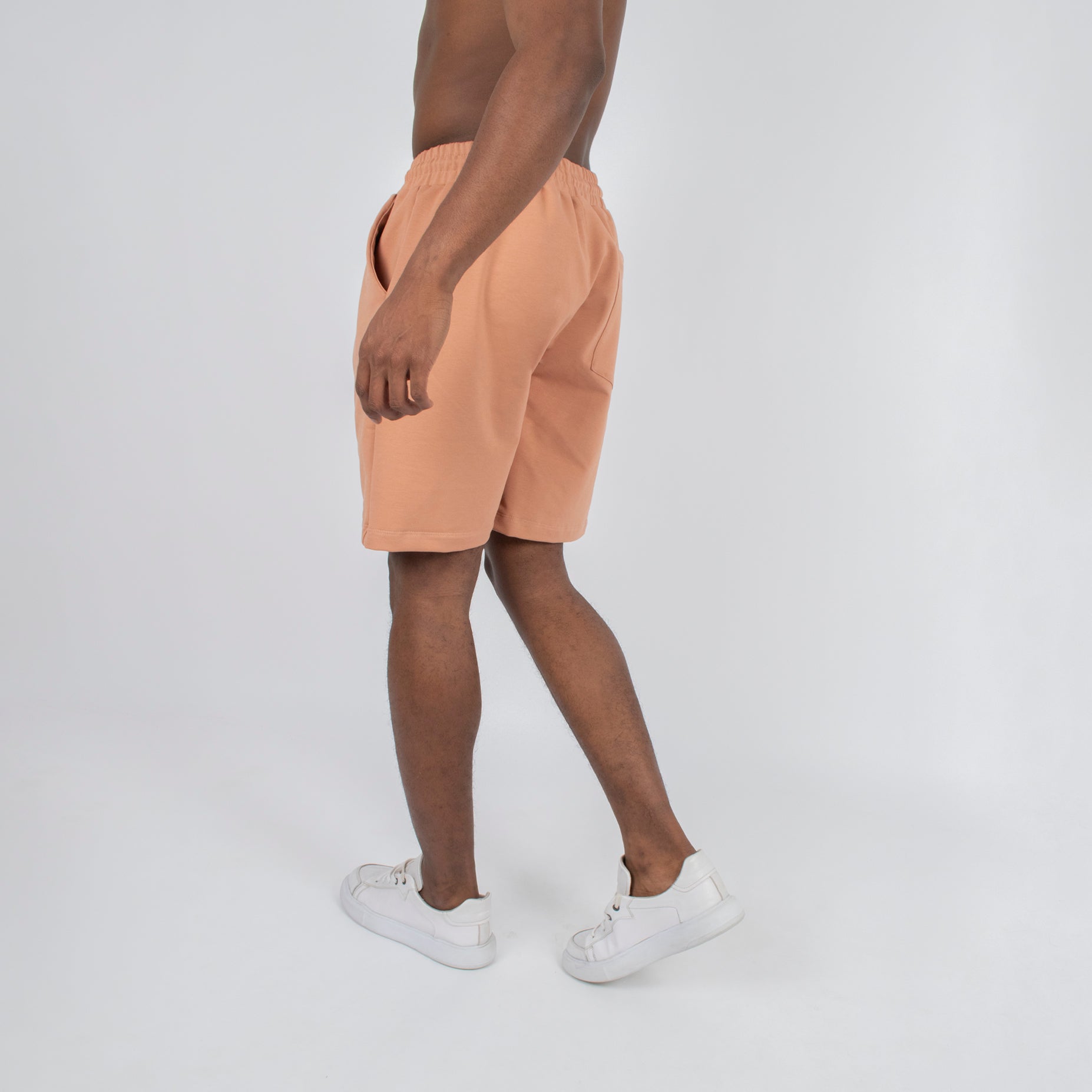 Pantaloneta hombre burda palo rosa