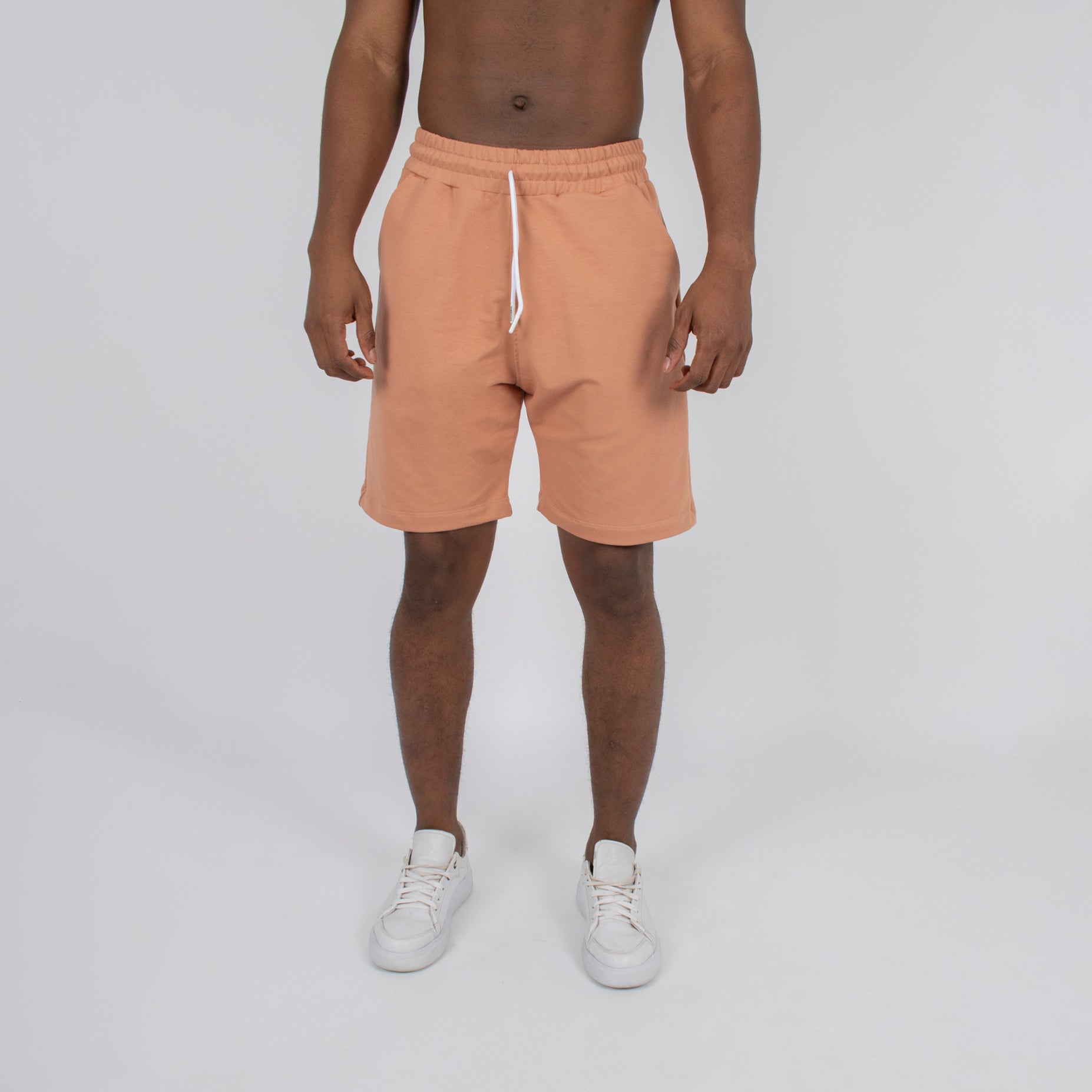 Pantaloneta hombre burda palo rosa