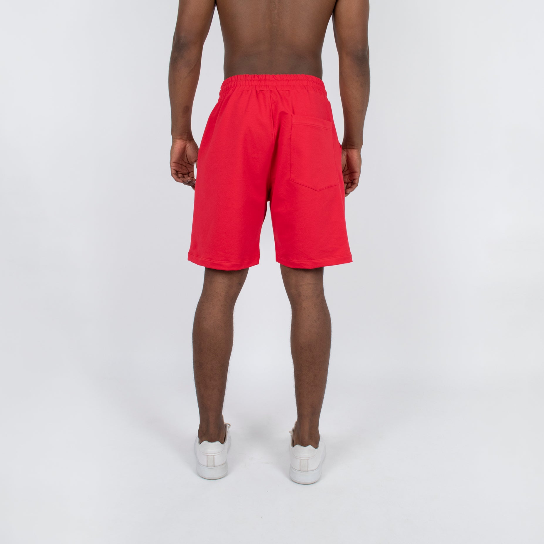 Pantaloneta hombre burda rojo