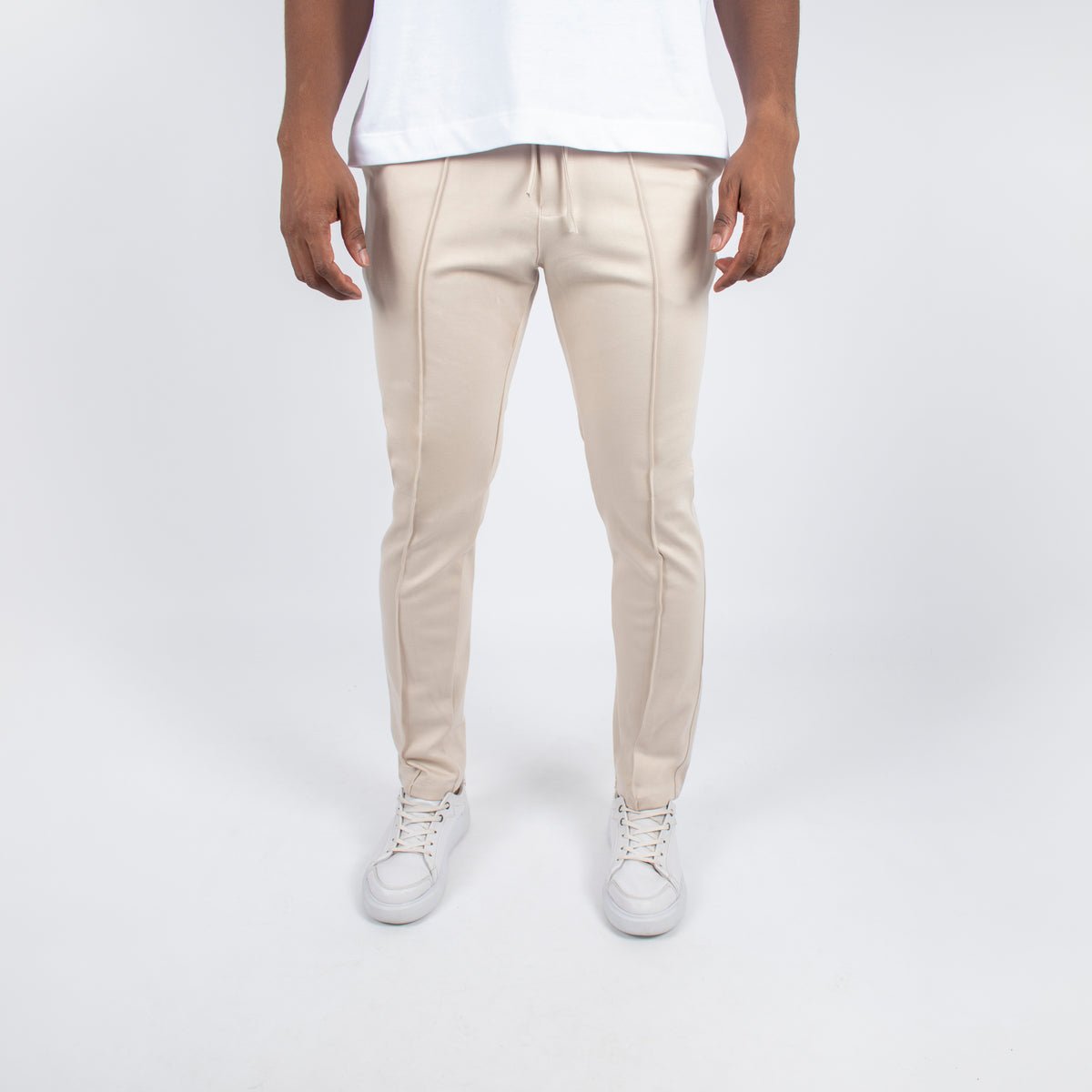 Pantalon hombre tela avena