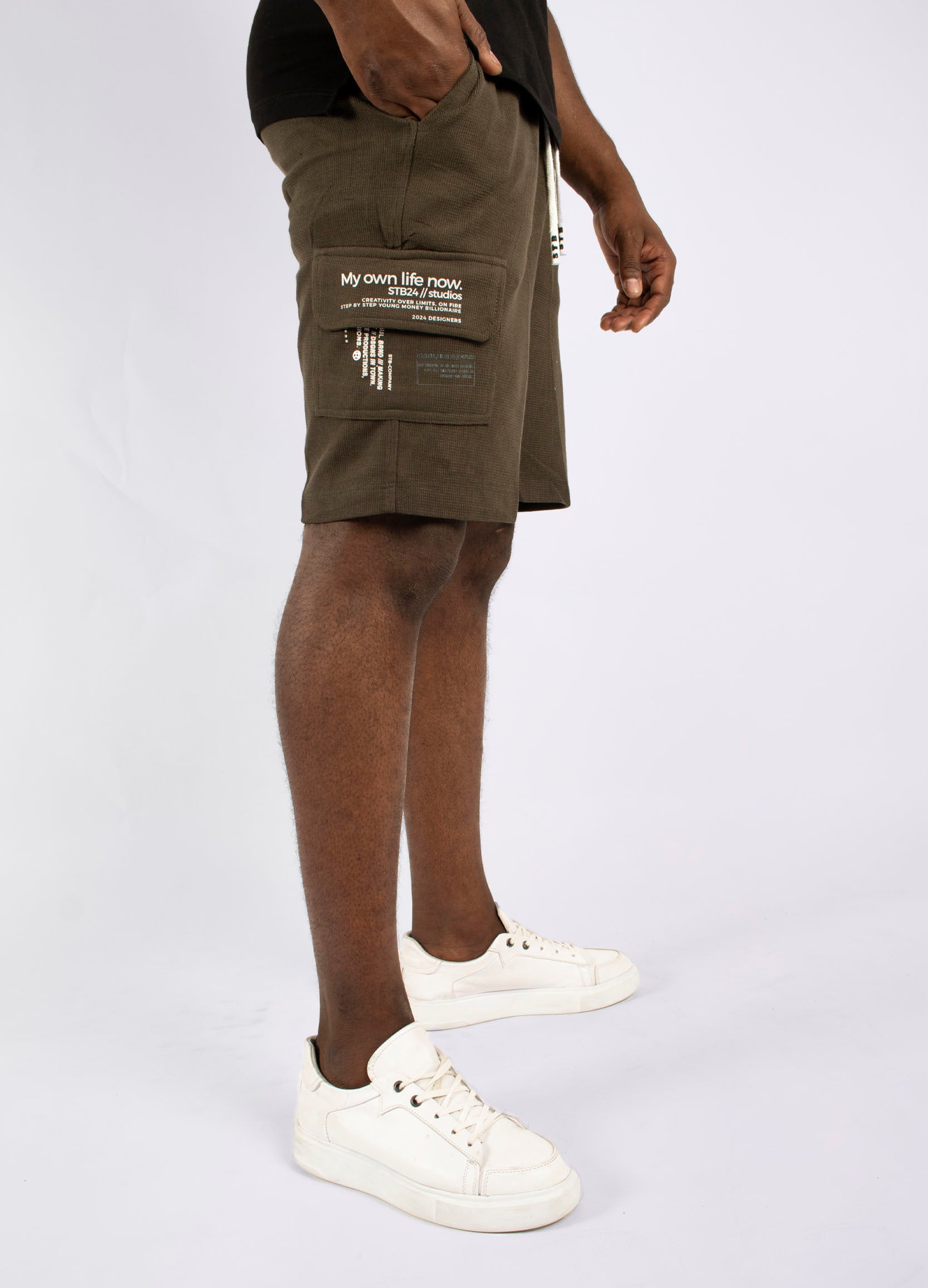 Pantaloneta hombre Cargo Verde