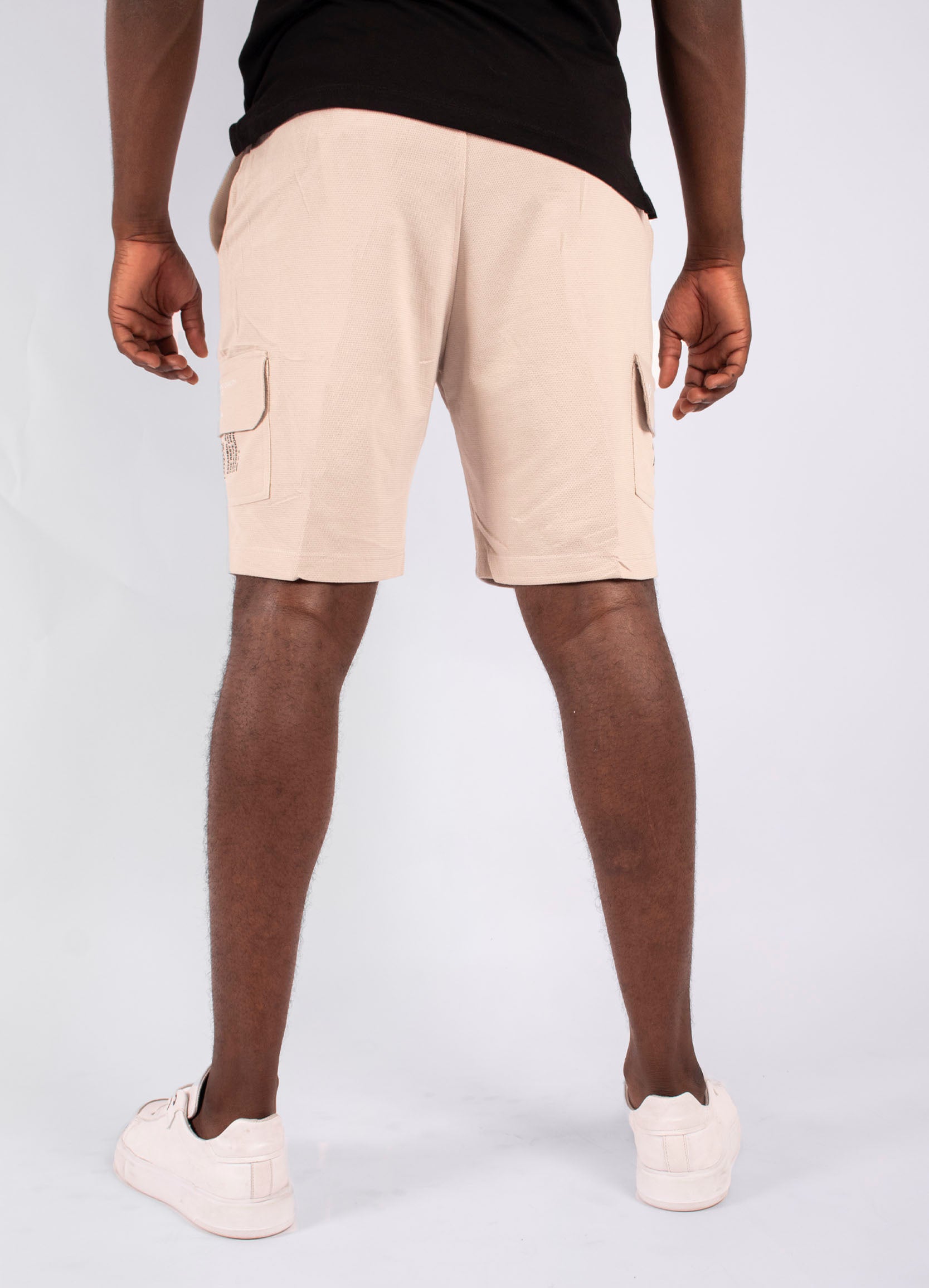 Pantaloneta hombre Cargo Camel