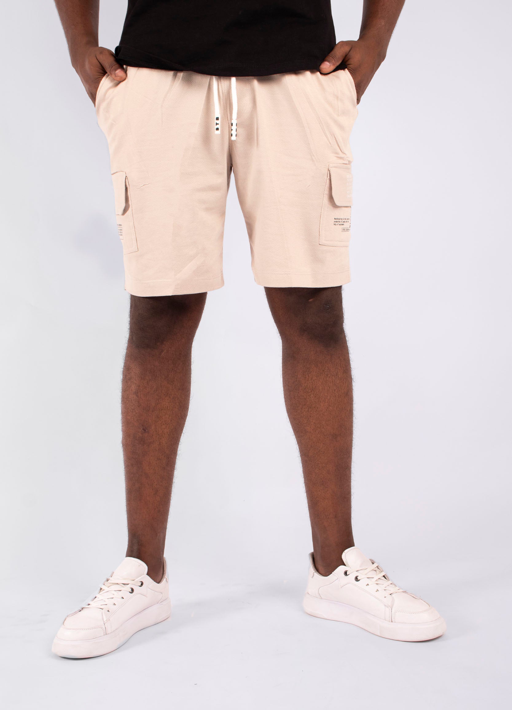 Pantaloneta hombre Cargo Camel