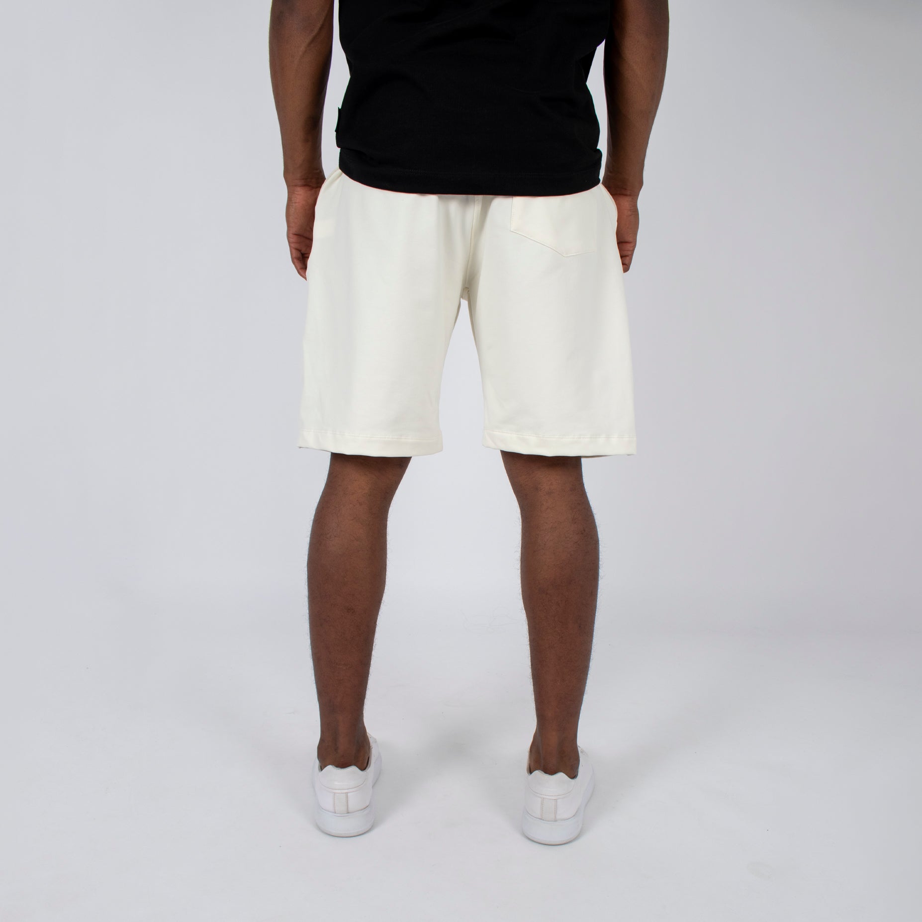 Pantaloneta hombre burda marfil