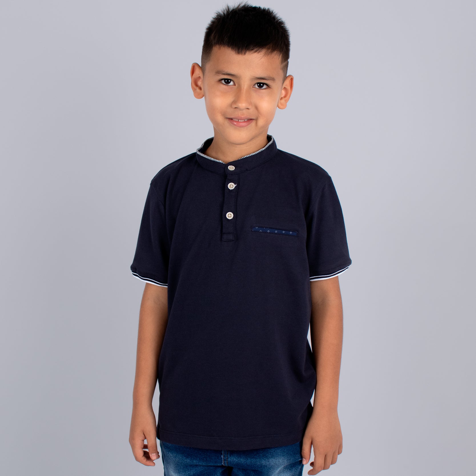 Polo niño cuelo neru turqui