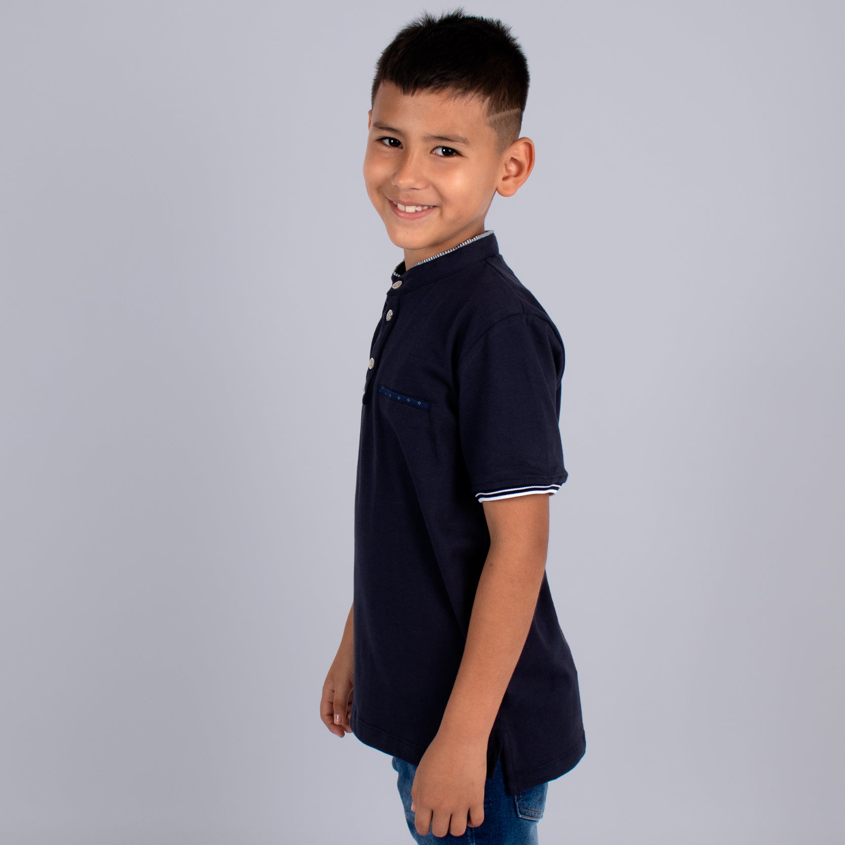 Polo niño cuelo neru turqui