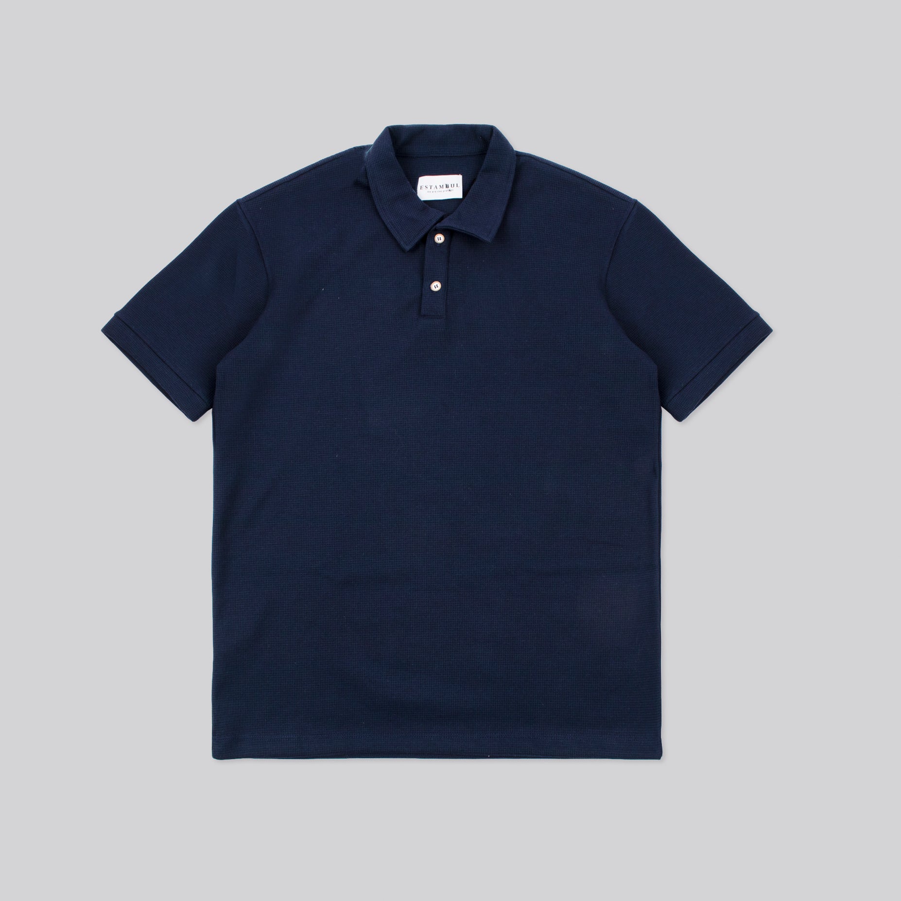 Polo hombre azul