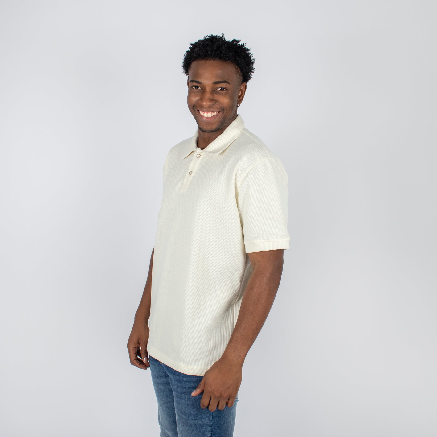 Polo hombre textura