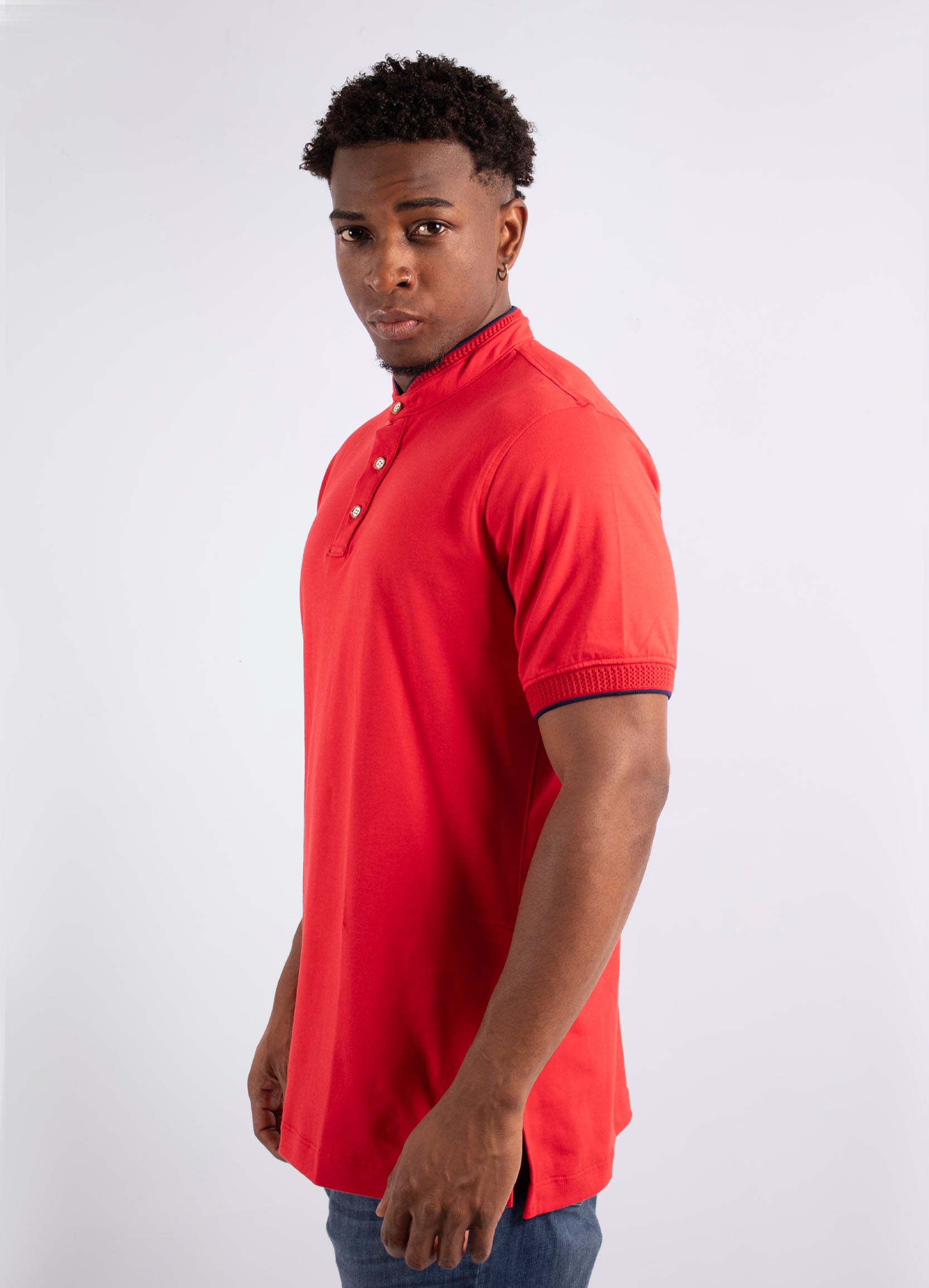 Polo hombre Básico rojo