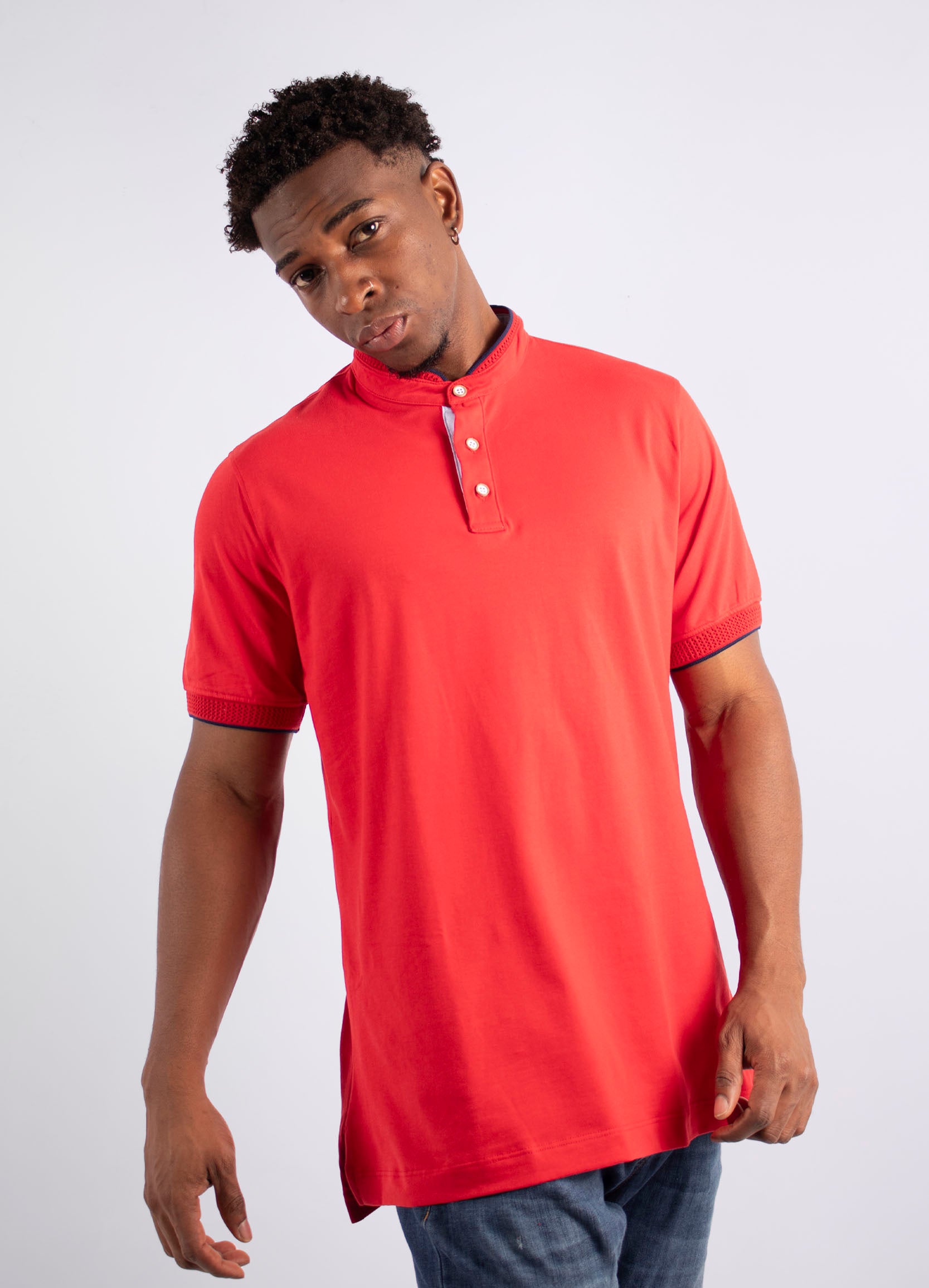 Polo hombre Básico rojo